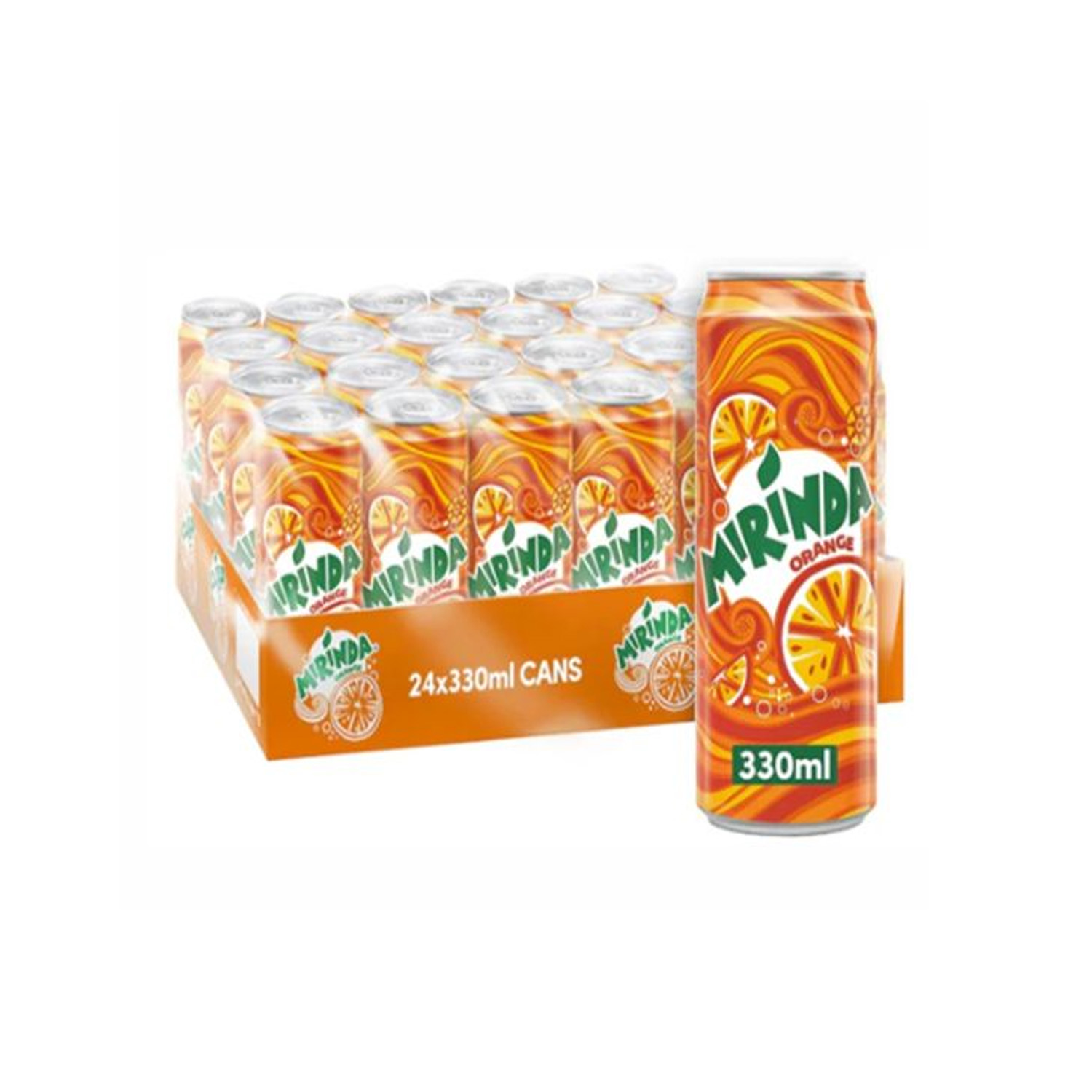 Mirinda Orange Tin 330 millilitres
