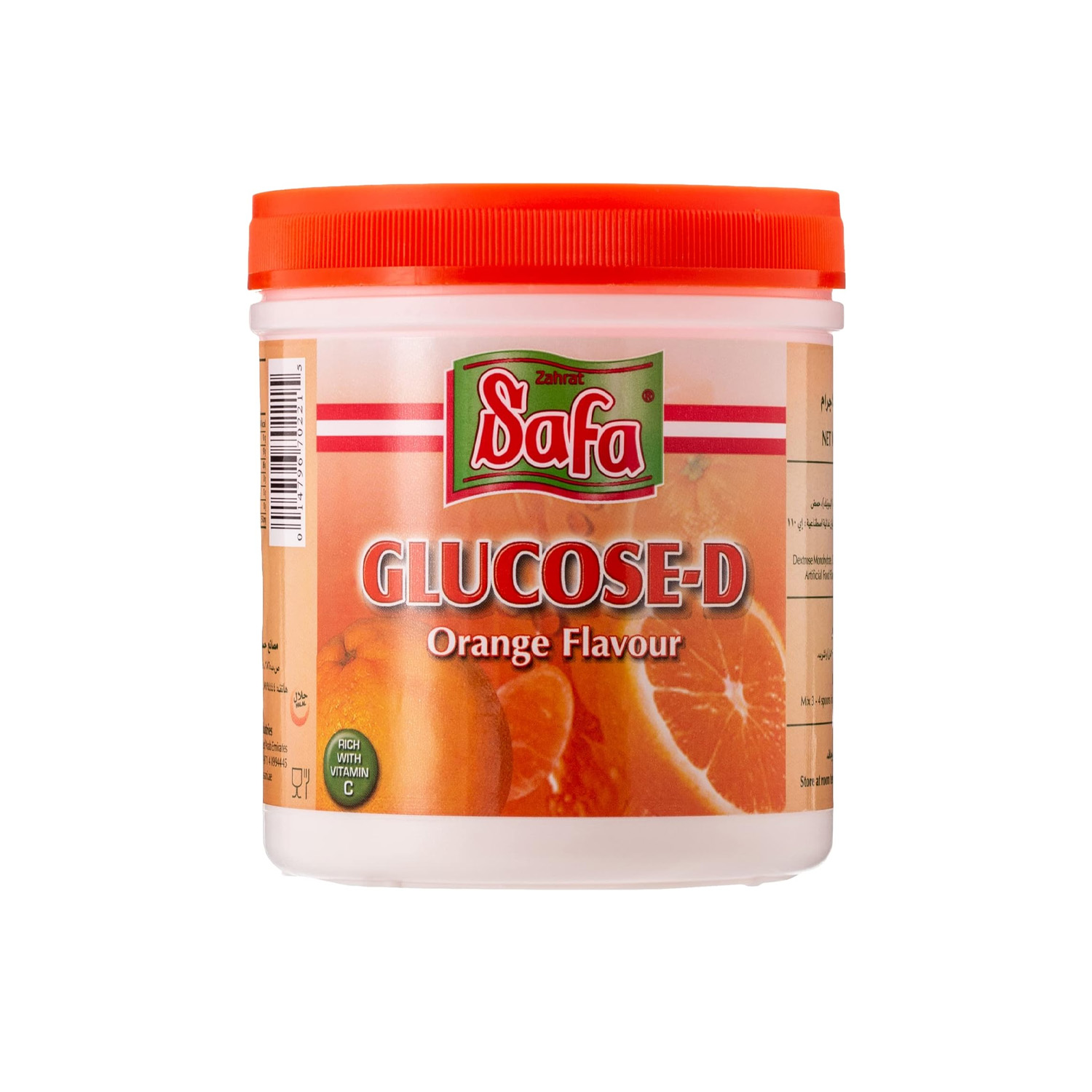 Safa Glucosed Orange Flavor 450 grams
