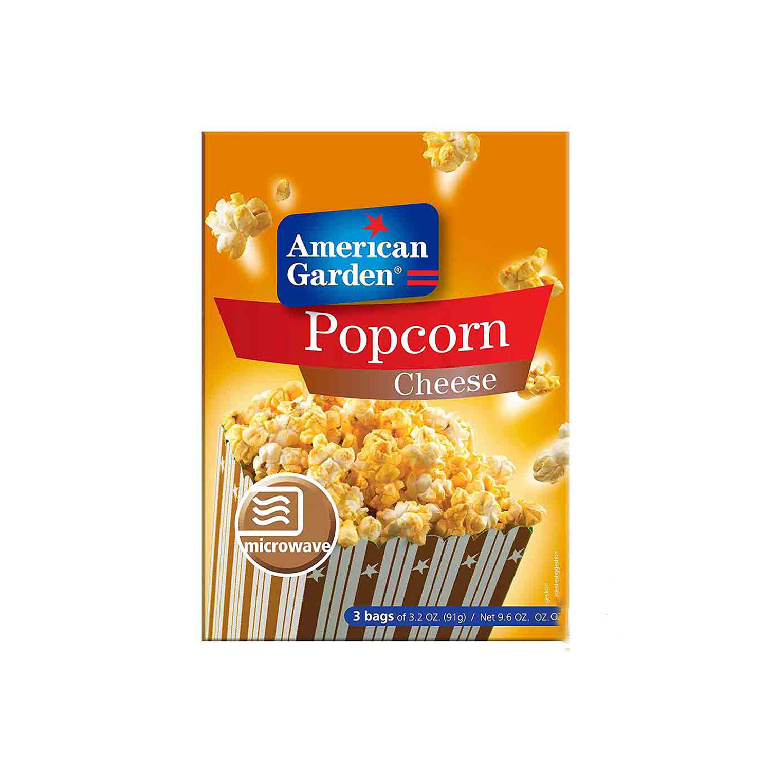 American Garden Microwave Popcorn Cheese 273 grams