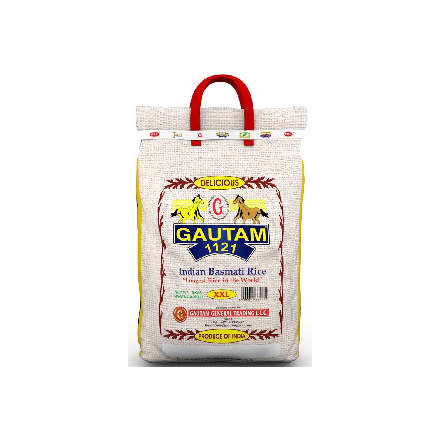 Gautam Basmati Rice 1121 Indian xxl 5 kilograms