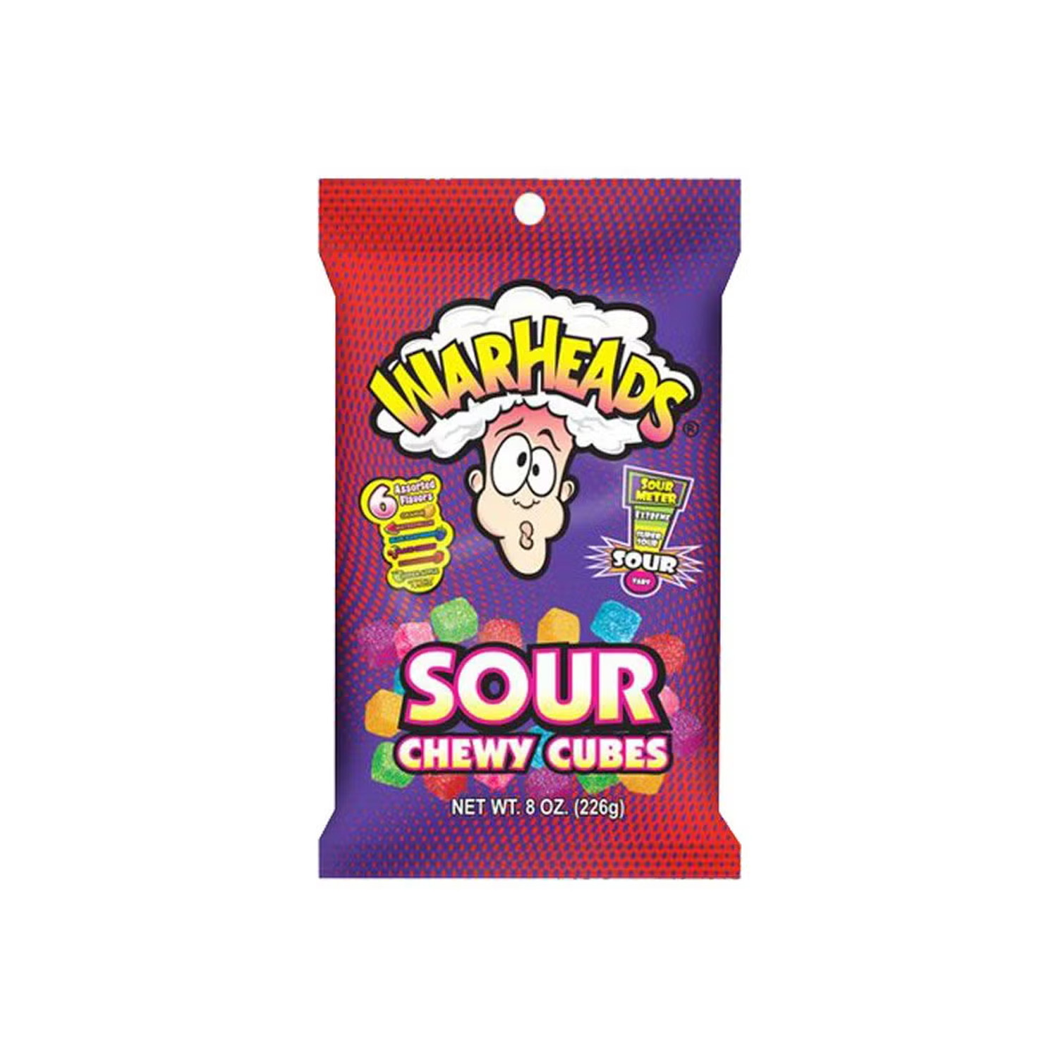Warheads Chewy Cubes 226 grams