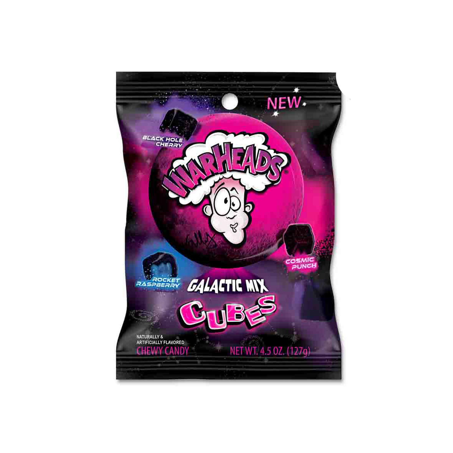 Warheads Galactic Mix Cubes 127 grams