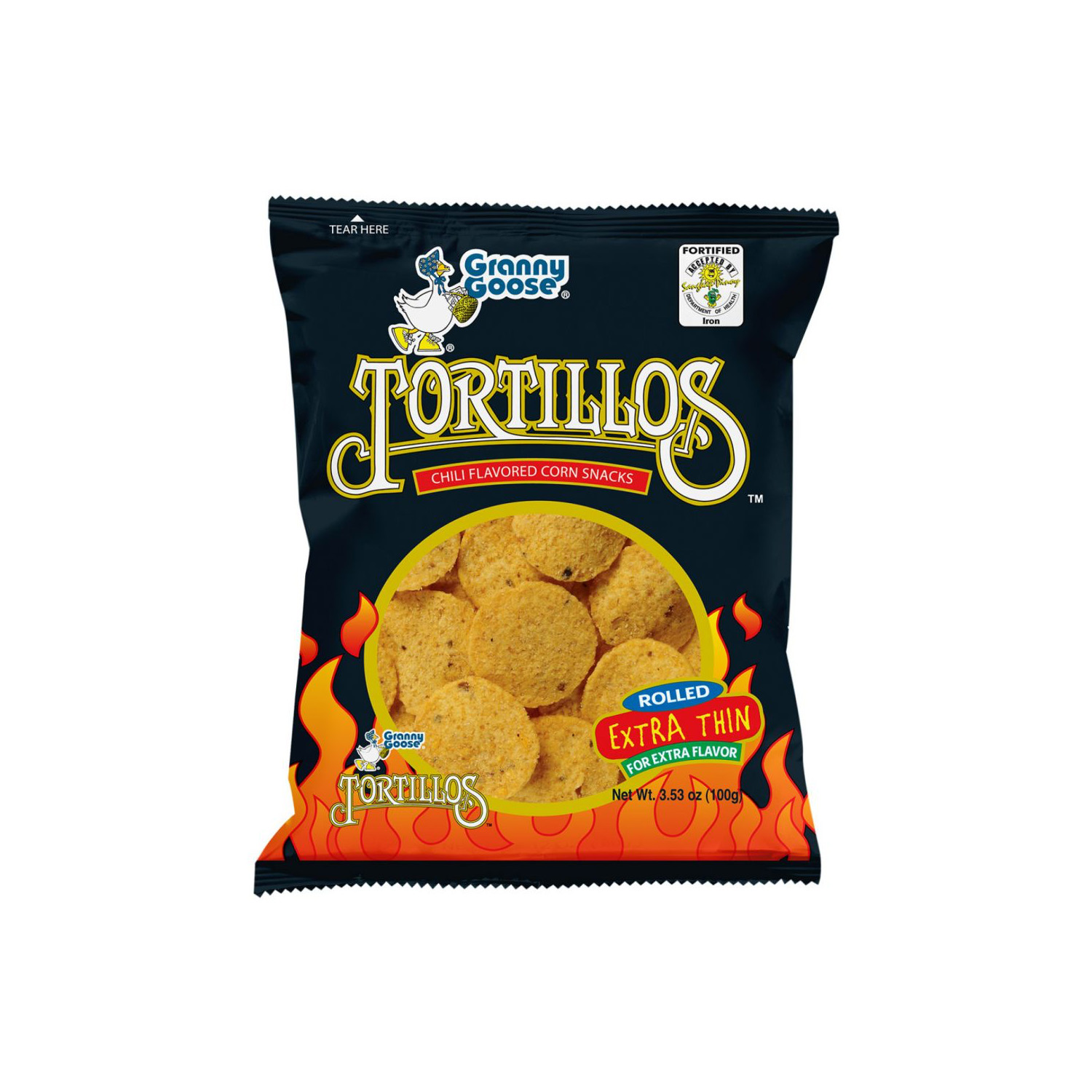 Granny Goose Tortillo Chilli 100 grams