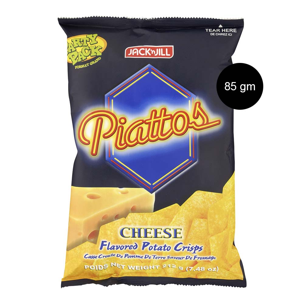 Jack N Jill Piattos Potato Crisps Cheese 85 grams