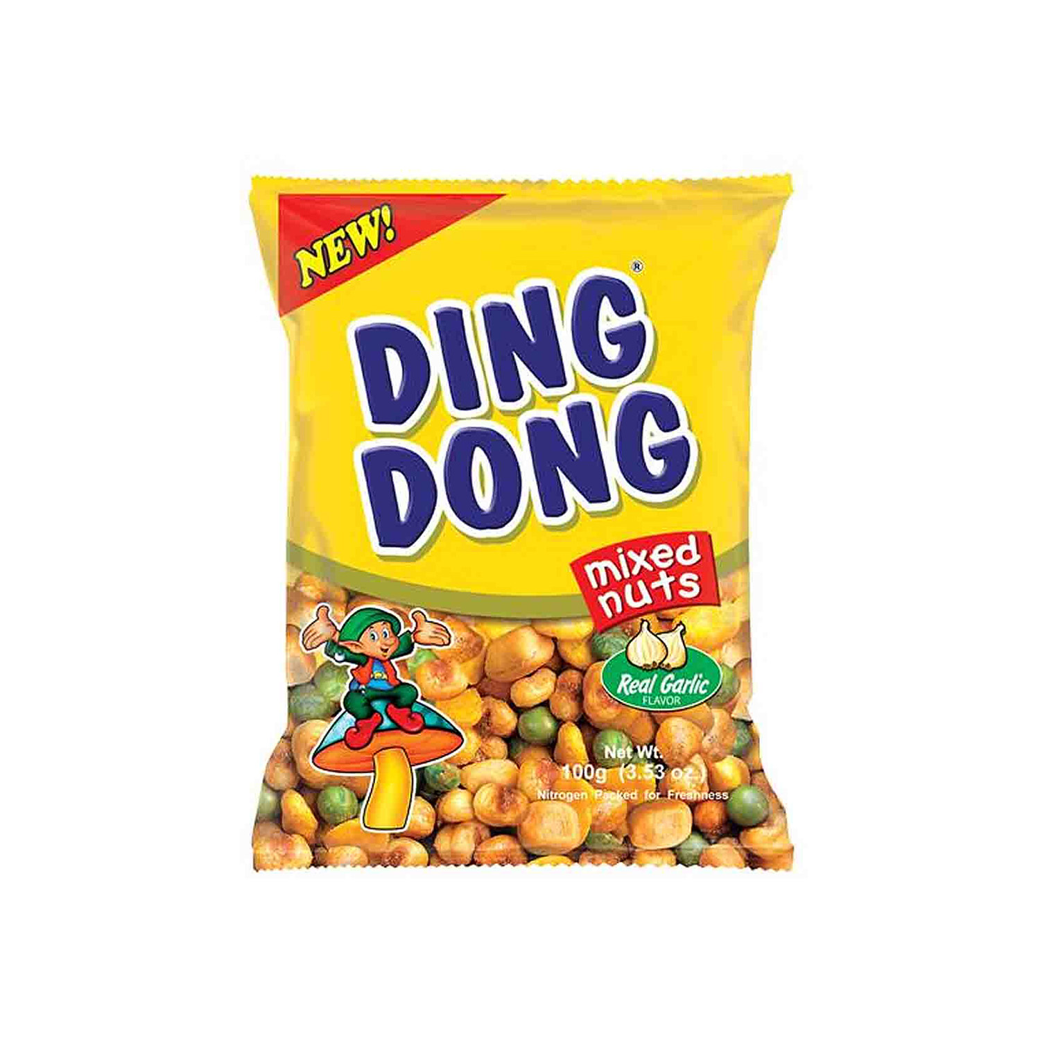 Ding Dong Mixed Nuts Real Garlic Flavor 100 grams