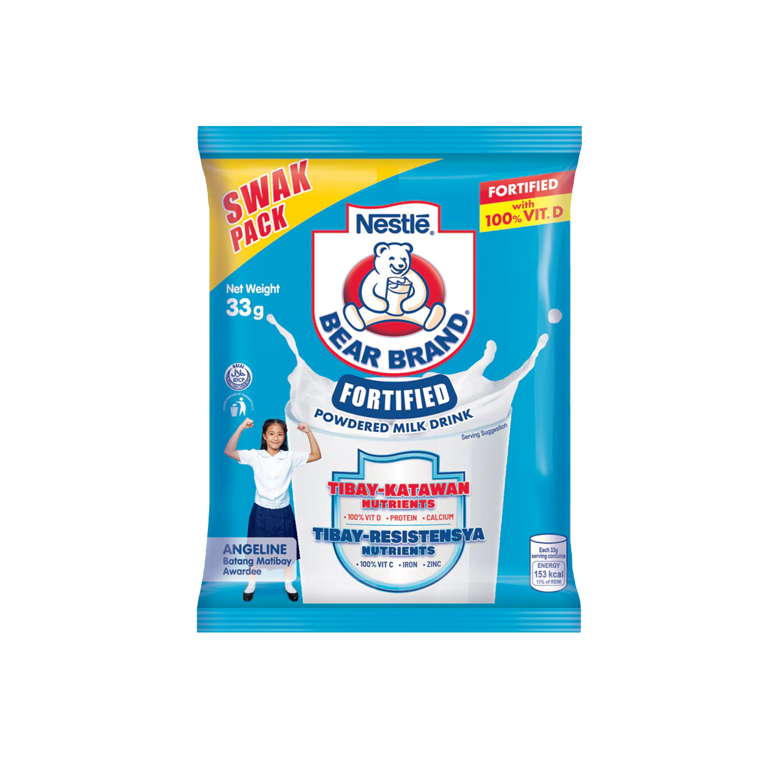Nestle Bear Brand Powered Milk Drink 33 Grams