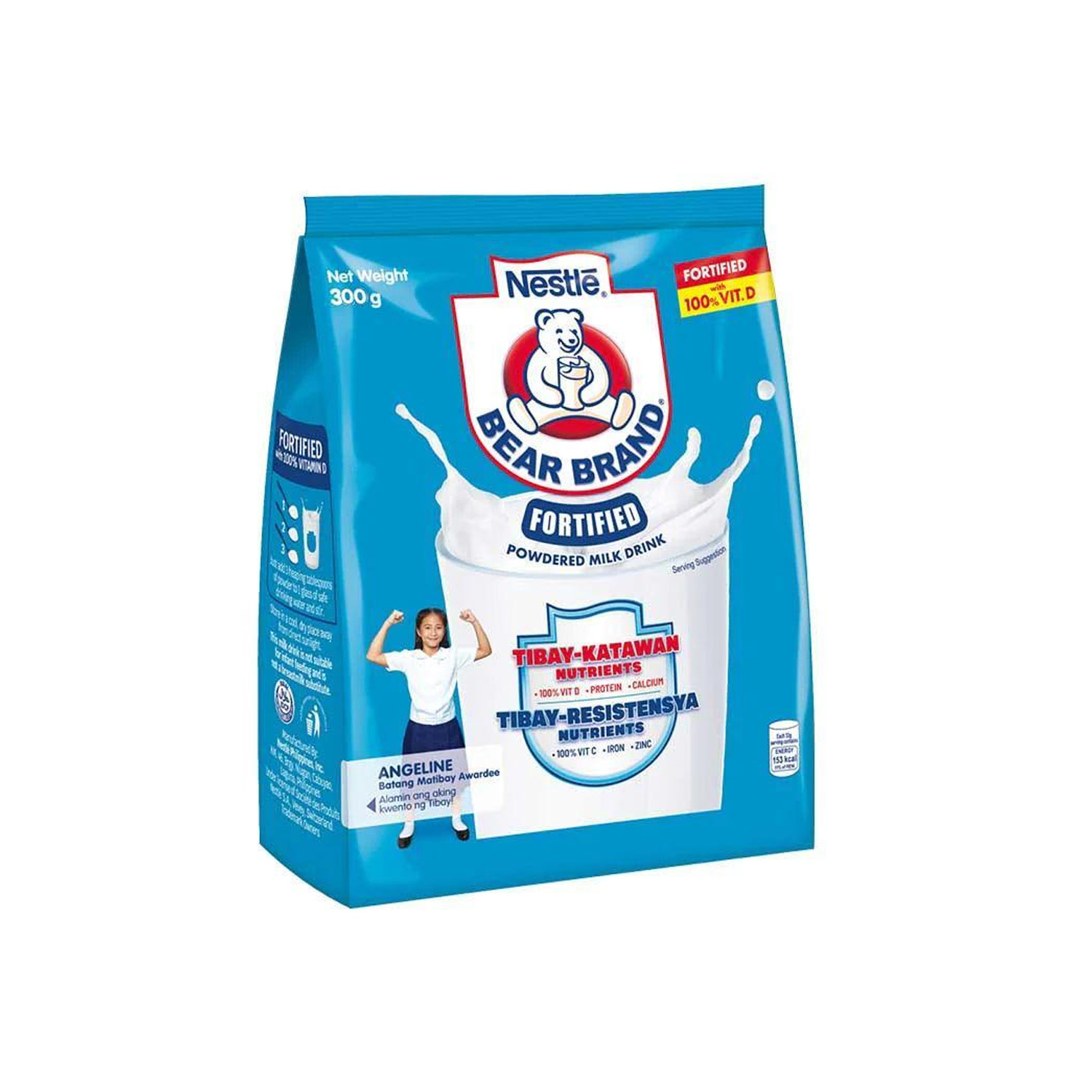 Nestle Bear Brand Fortified Powdered Milk 300 grams