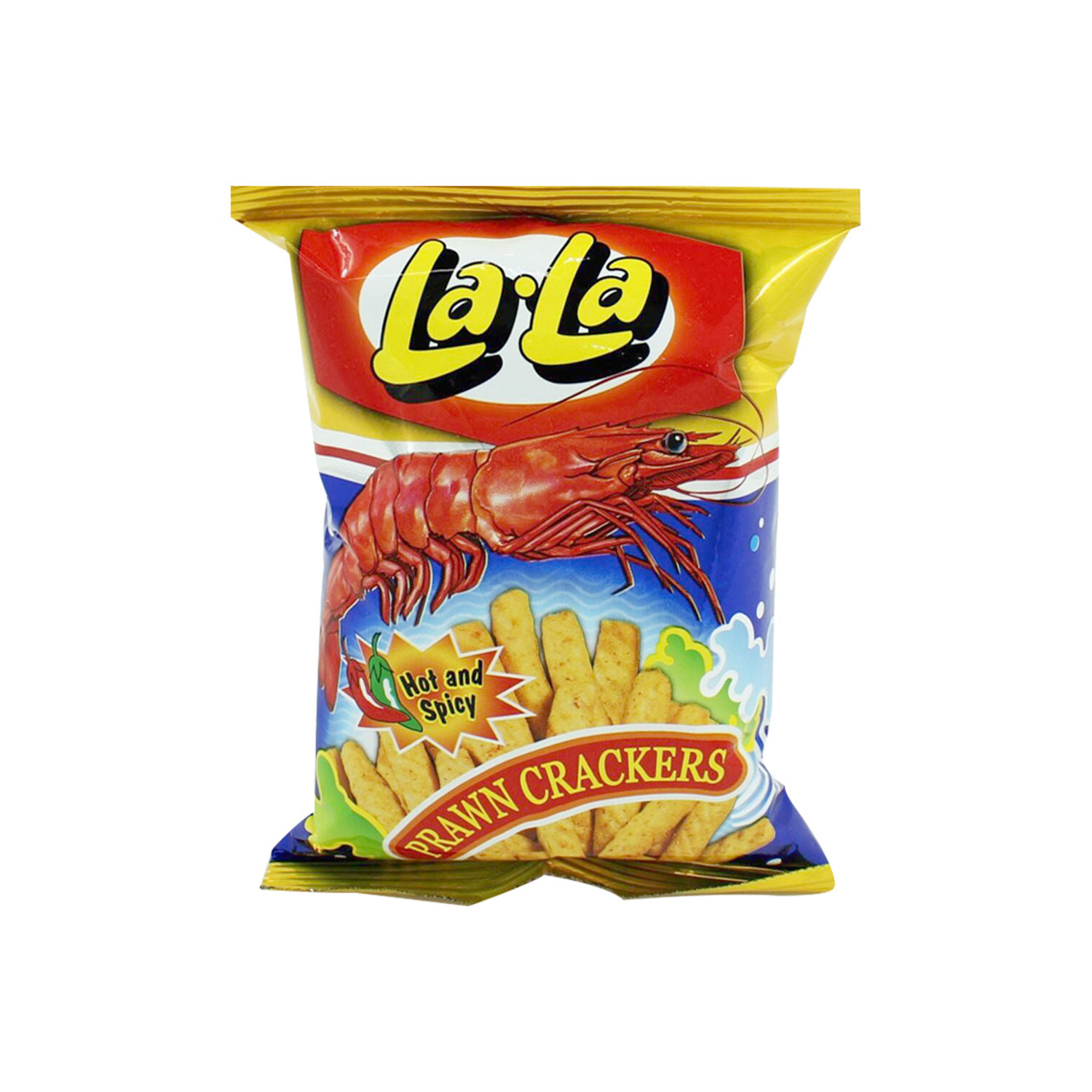 Lala Prawn Crackers Hot & Spicy 60 grams