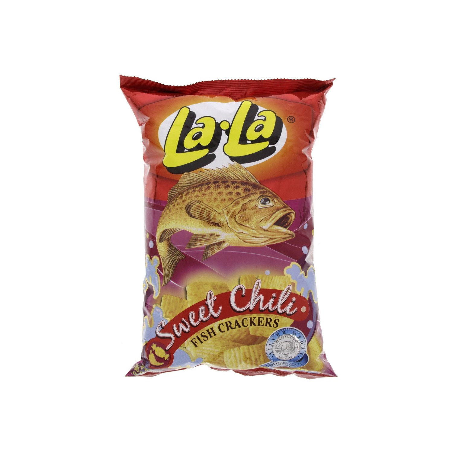 Lala Fish Crackers Sweet Chili 100 grams