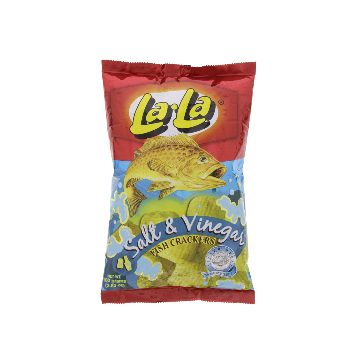 Lala Fish Crackers Salt & Vinegar 100 grams
