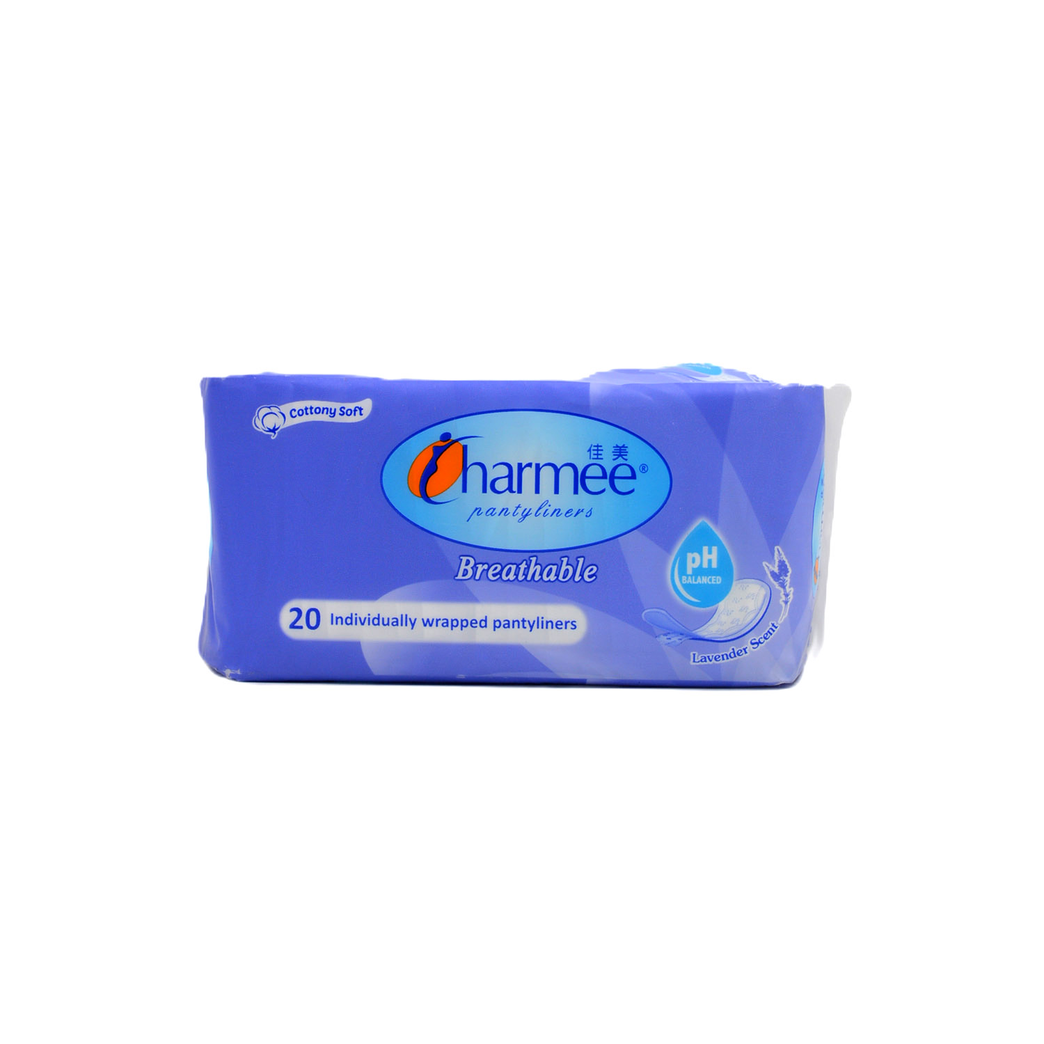 Charmee Pantyliners Breathable Lavender 20 pieces