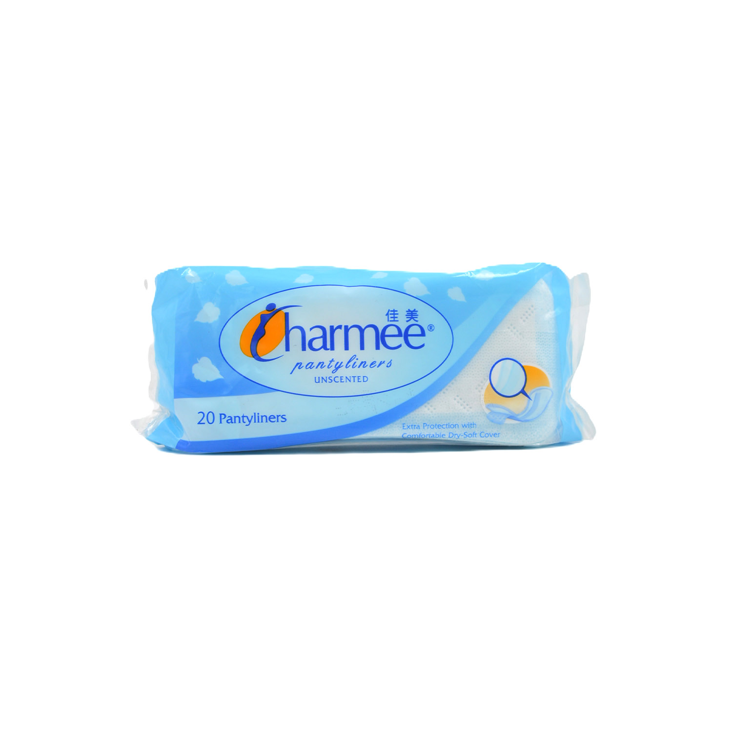 Charmee Pantyliner Unscented 20 pieces