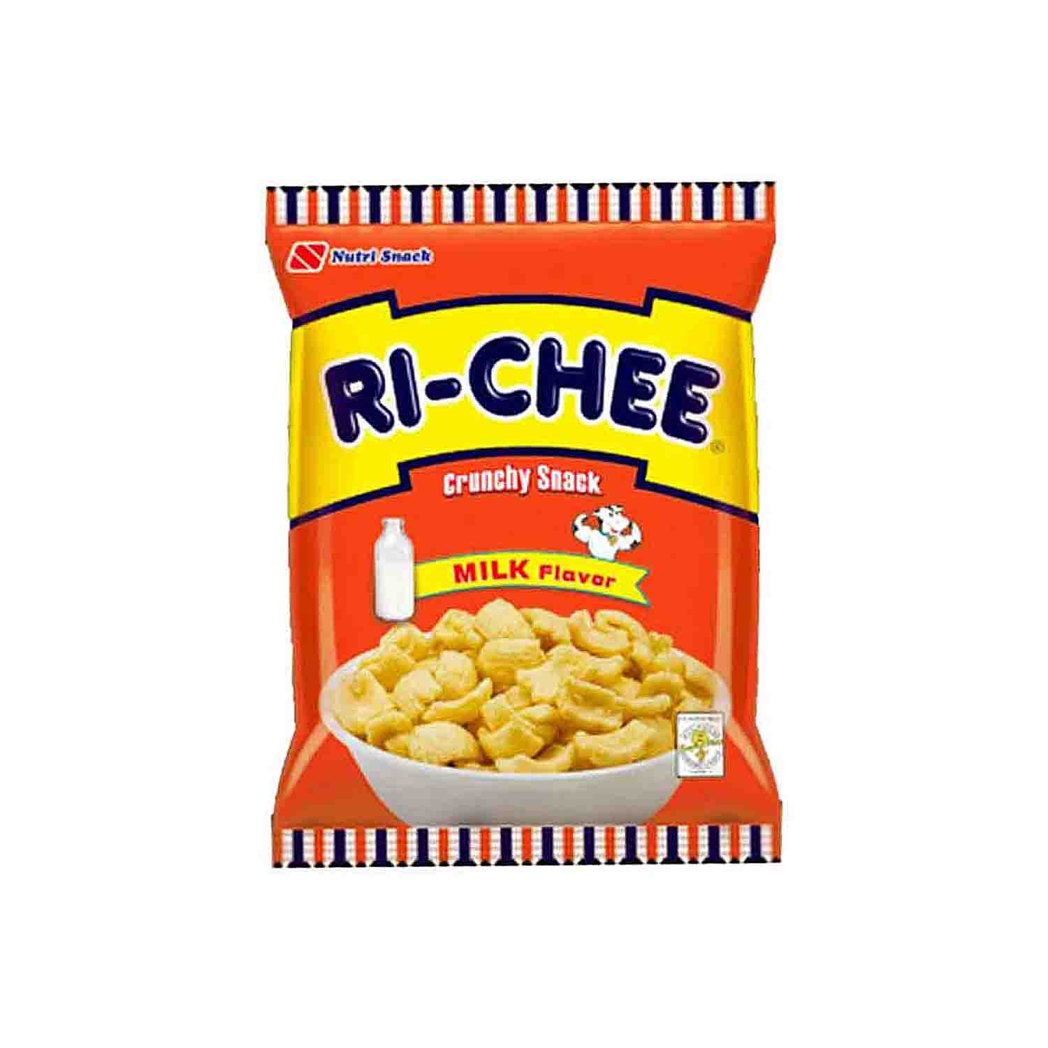 Ri Chee Crunchy Snack Milk Flavor 60 gram