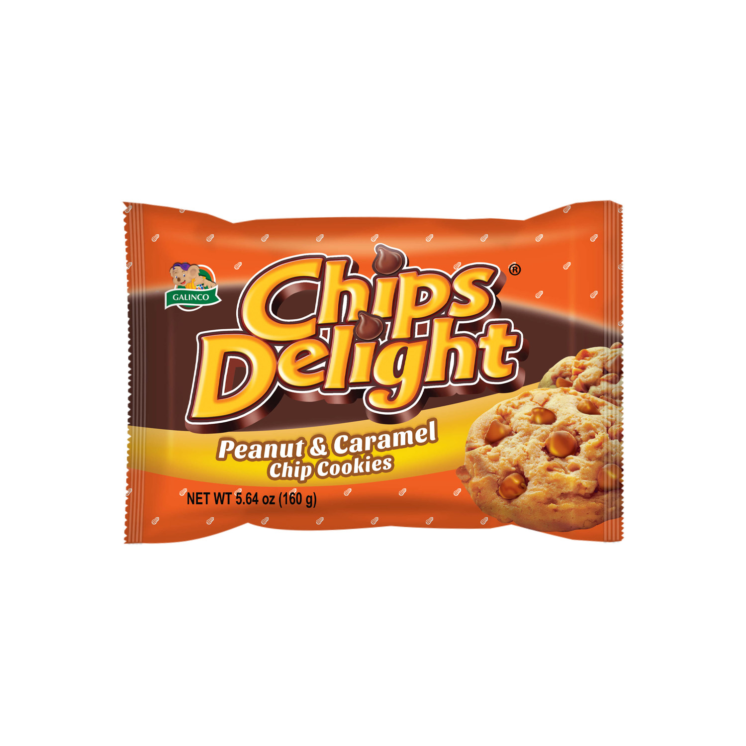 Chips Delight Peanut & Caramel Chips Cookies 160 grams