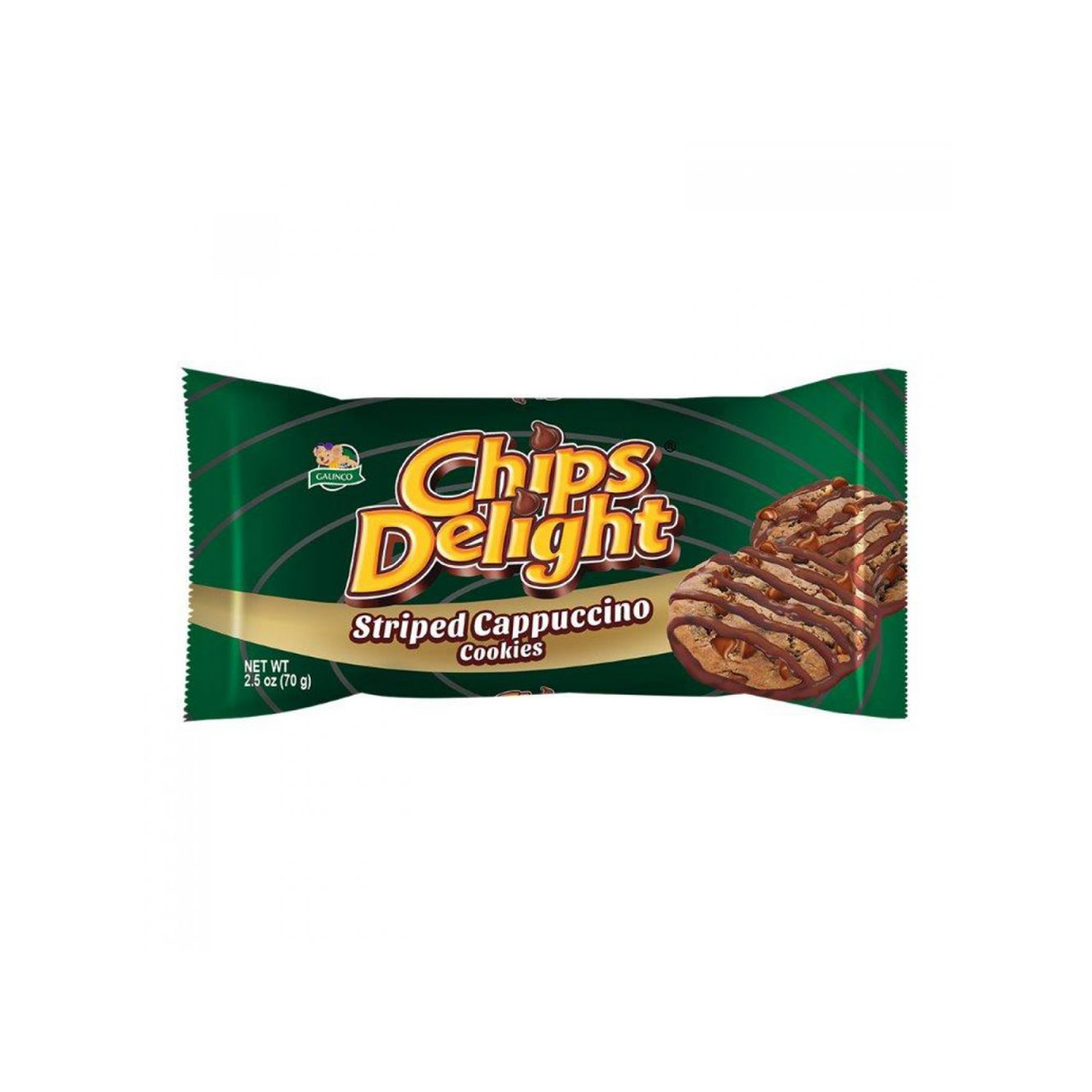 Chips Delight Striped Capuccino Cookies 70 grams