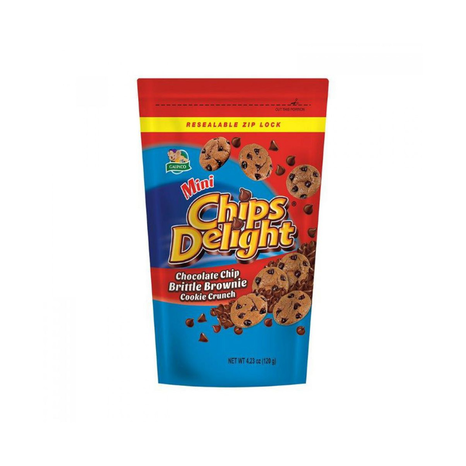 Chips Delight Brittle Brownie Chip Cookies 120 grams