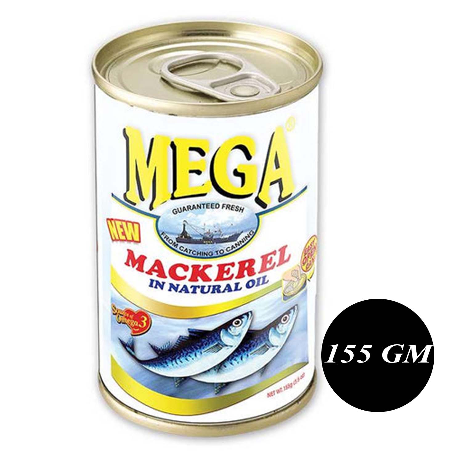 Mega Mackerel In Natural Oil Source Of Omega 3 155 grams