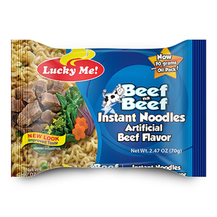 Lucky Me Beef N Beef Noodles 55 grams
