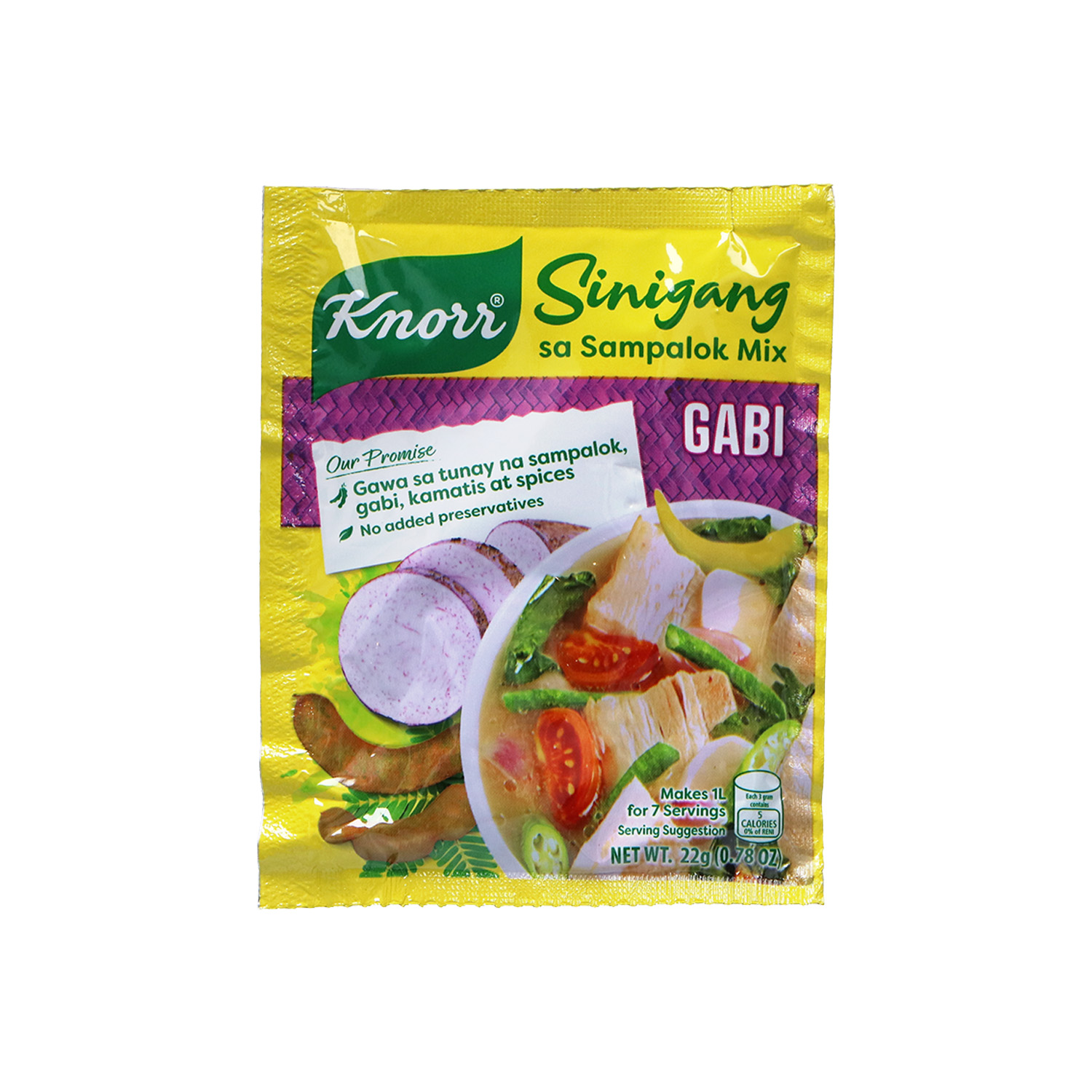 Knorr Sinigang Sa Sampalok Na May Gabi Mix 22 grams