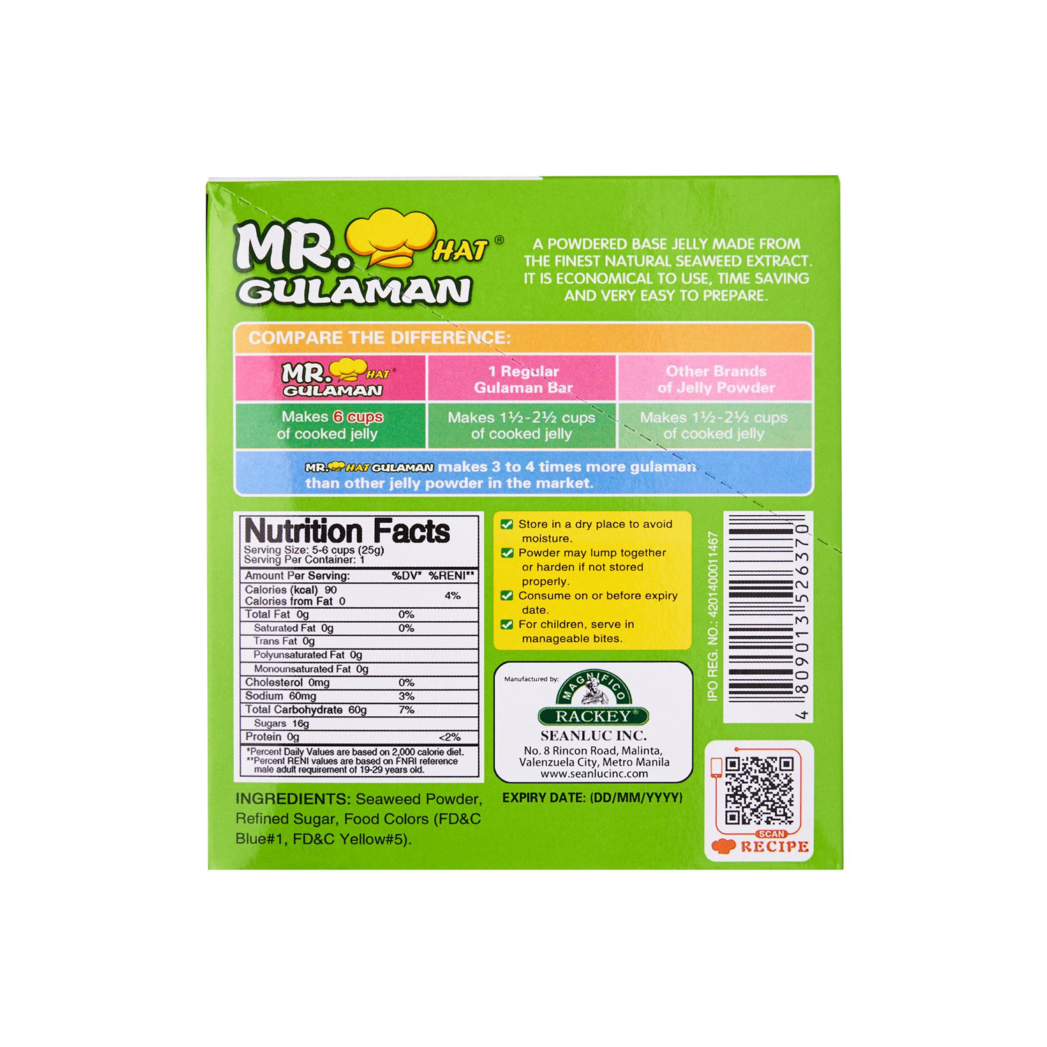 Mr Gulaiman Green 10 x 25 grams