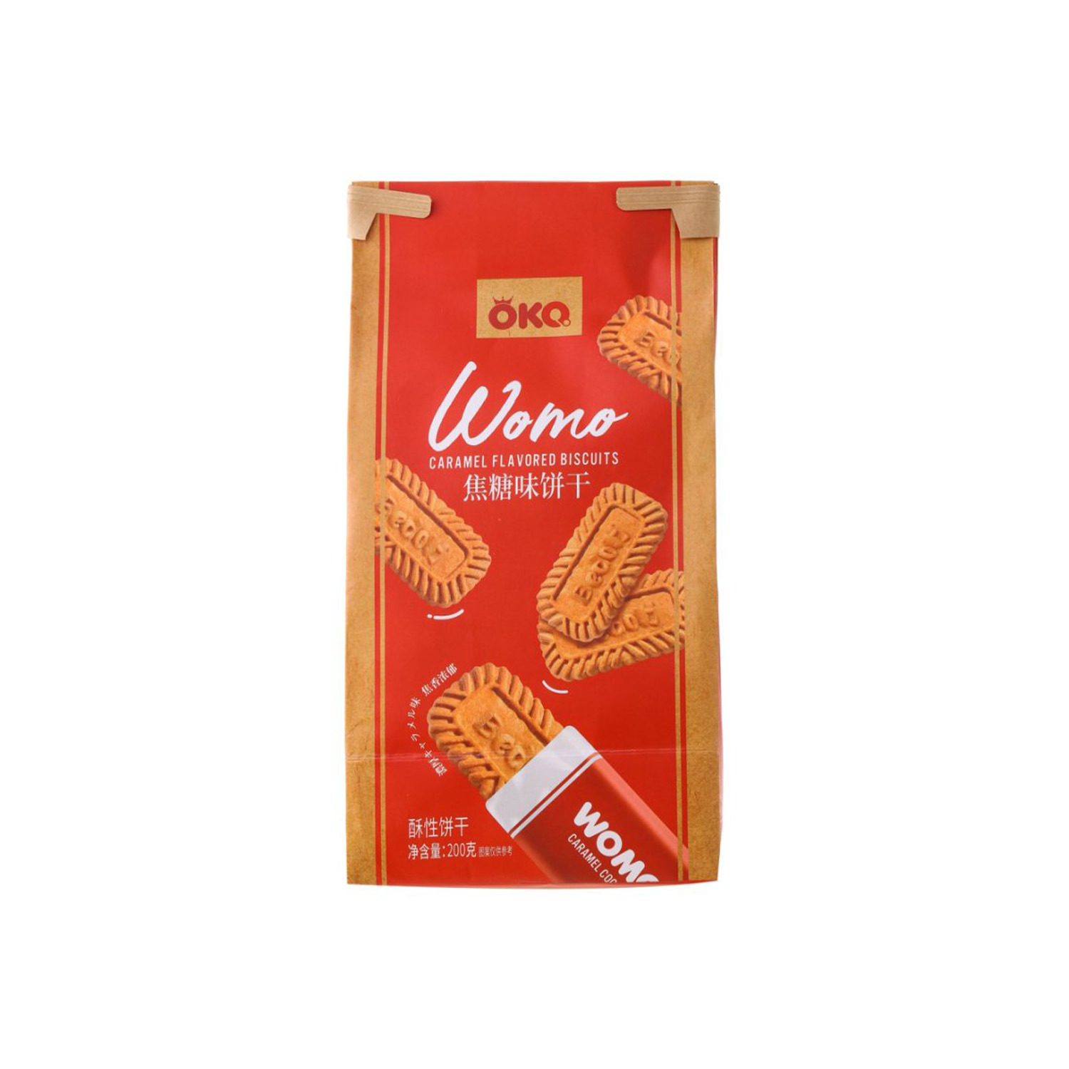 Oko Womo Caramel Biscuits 200Gm