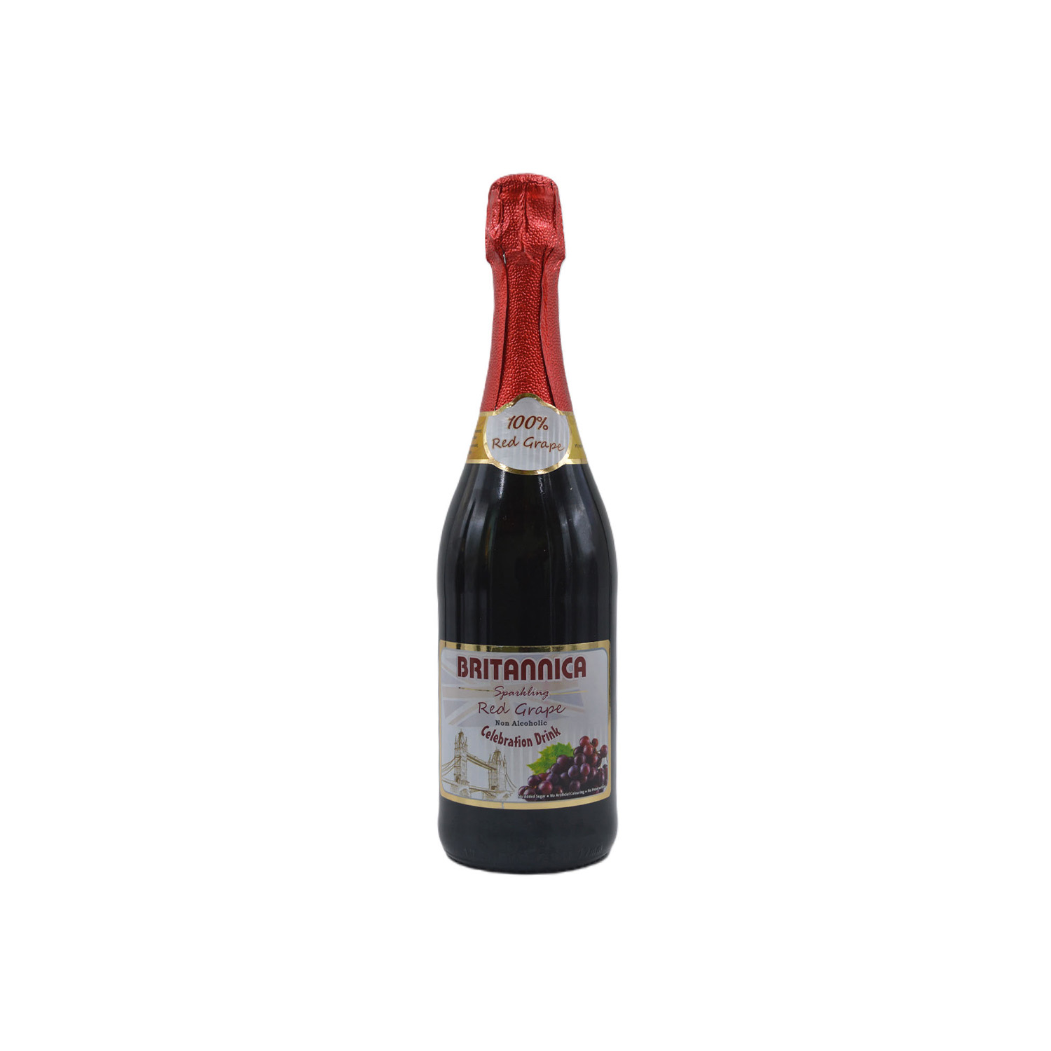 Britannica Sparkling Red Grape Non Alcoholic Celebration Drink 750 millilitres