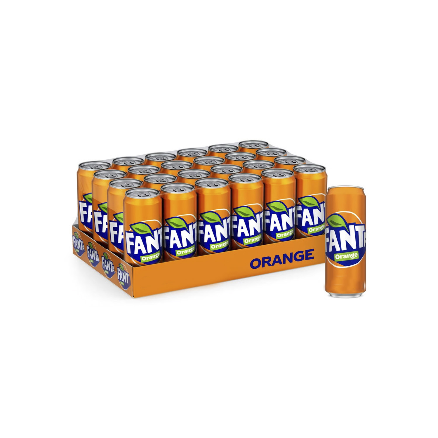 Fanta Orange 330 millilitres Sleek Cans