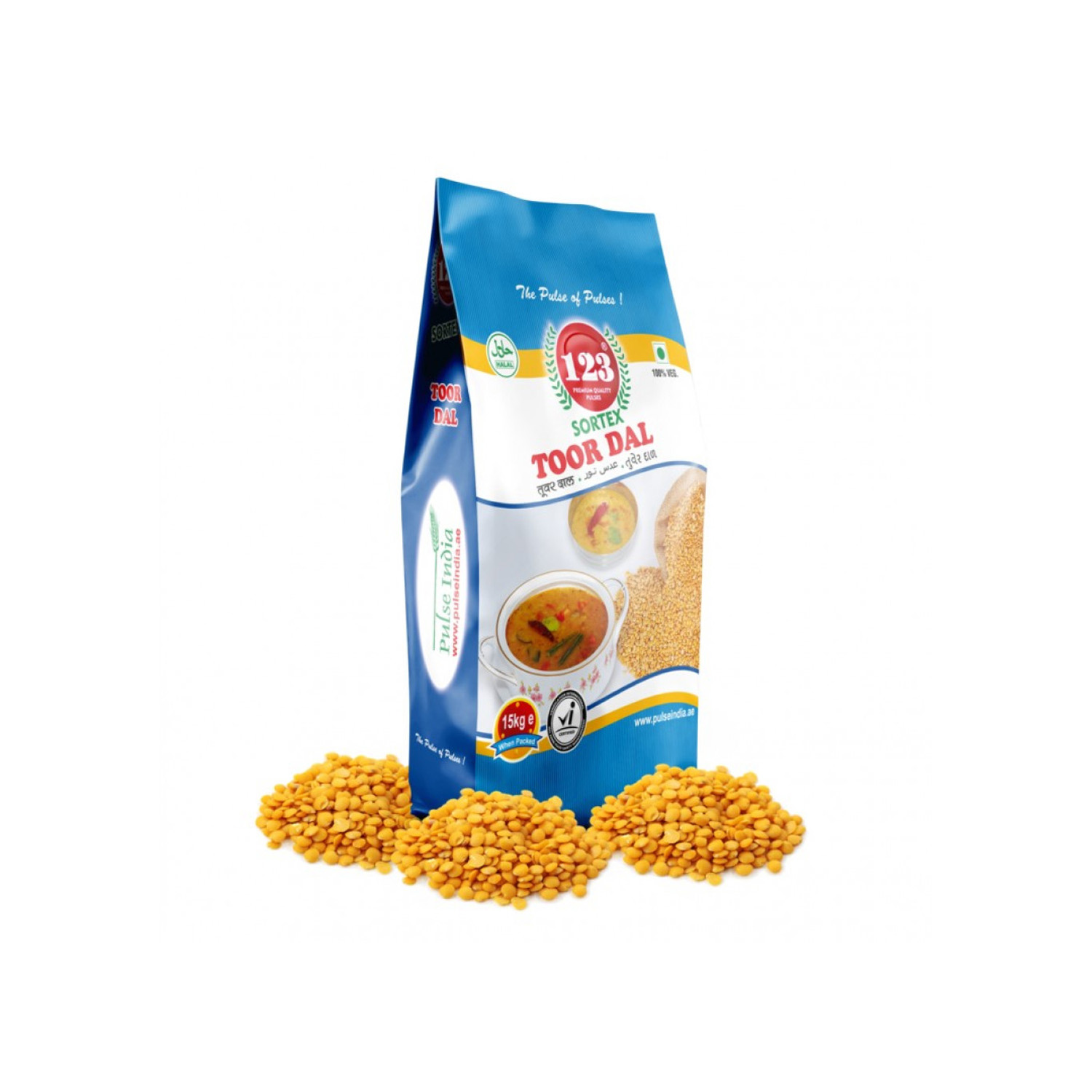 Toor Dal Sada 15 kilograms