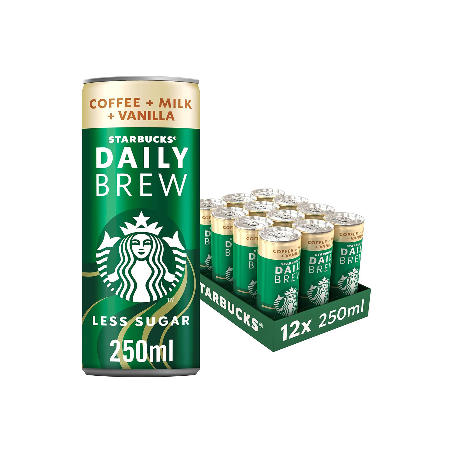 Starbucks Daily Brew Hint Of Vanilla 250 millilitres