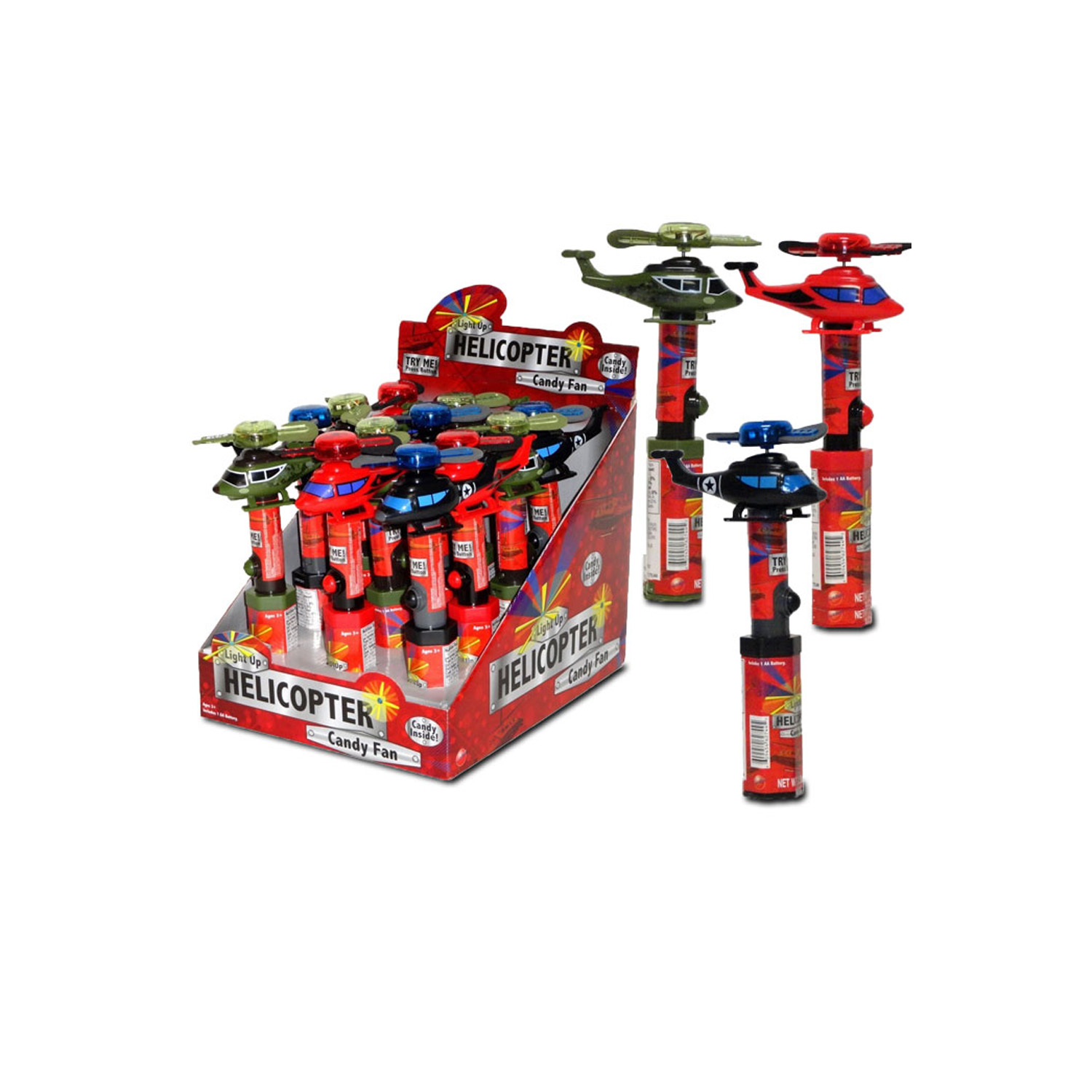 Nickelodeon Assorted Fans Spongebob & Tmnt (Dextrose) 15 grams