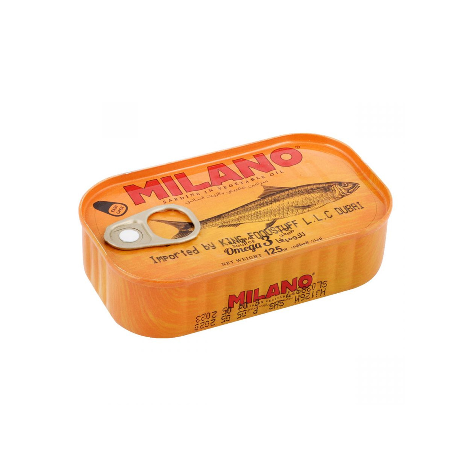 Milano Sardine In Vegetable Oil 125 grams