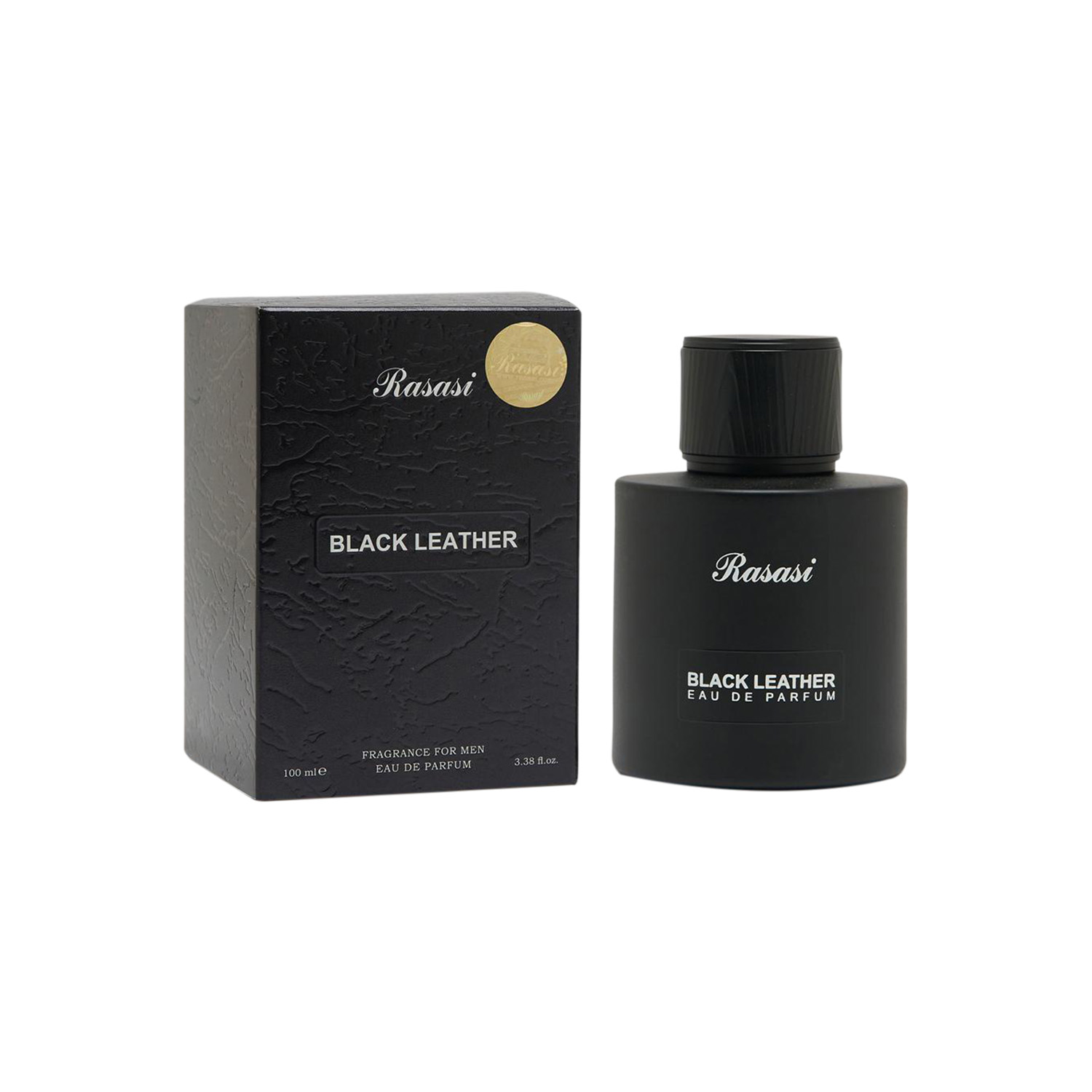 Rasasi Black Leather Men Eau De Parfum 100 millilitres
