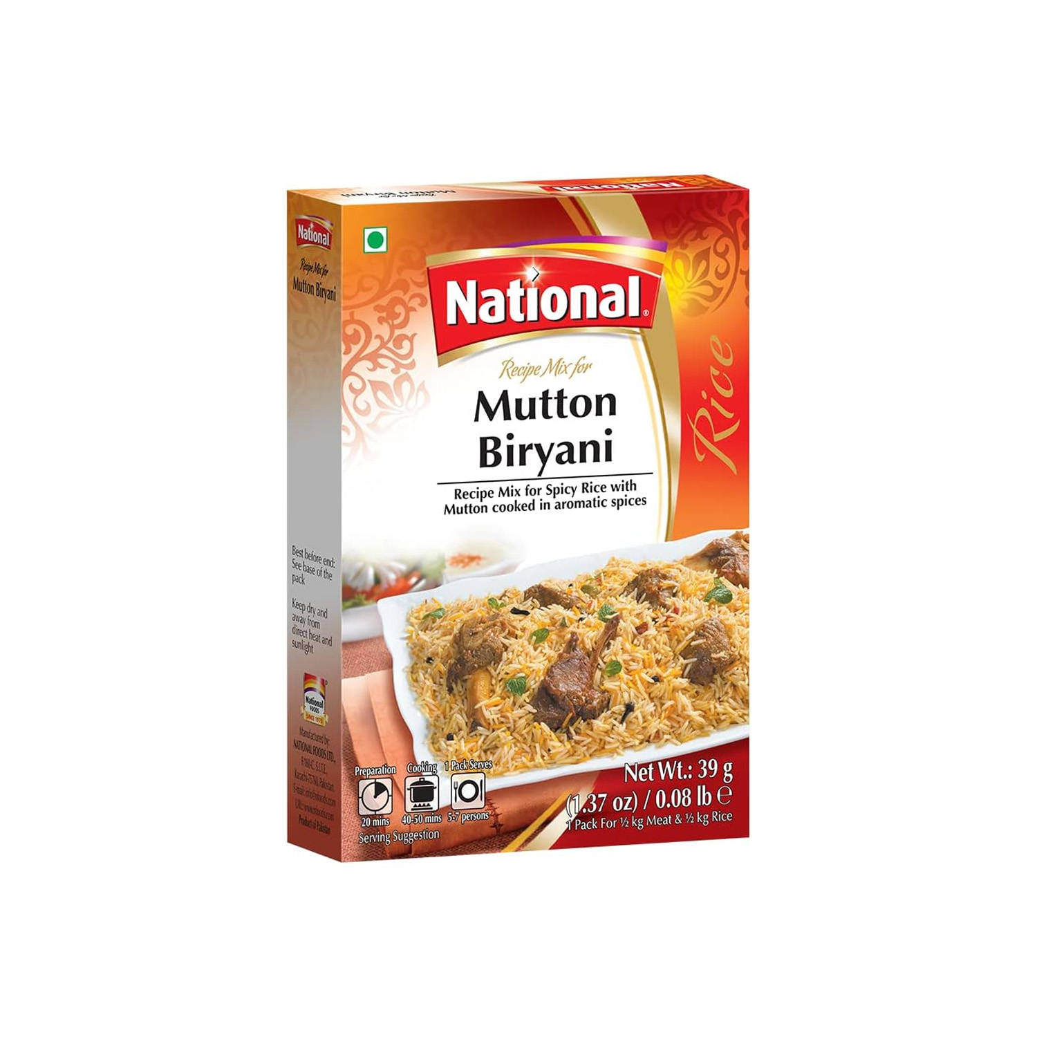 National Mutton Biryani 45 grams