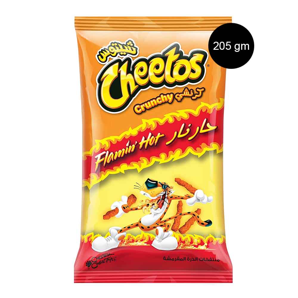 Cheetos Crunchy Flamingo Hot 205 grams