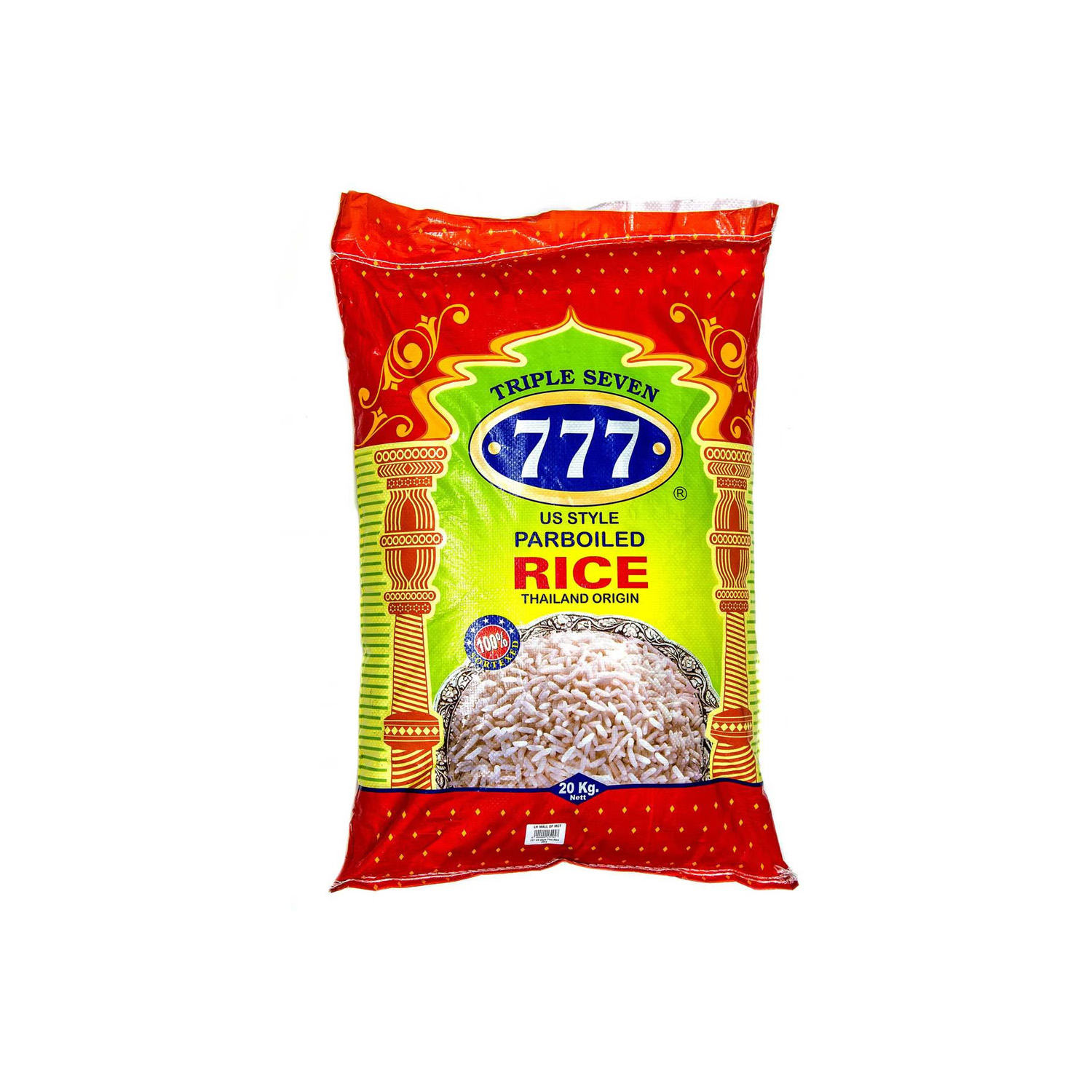 777 Us Style Thai  Rice 20 Kilograms