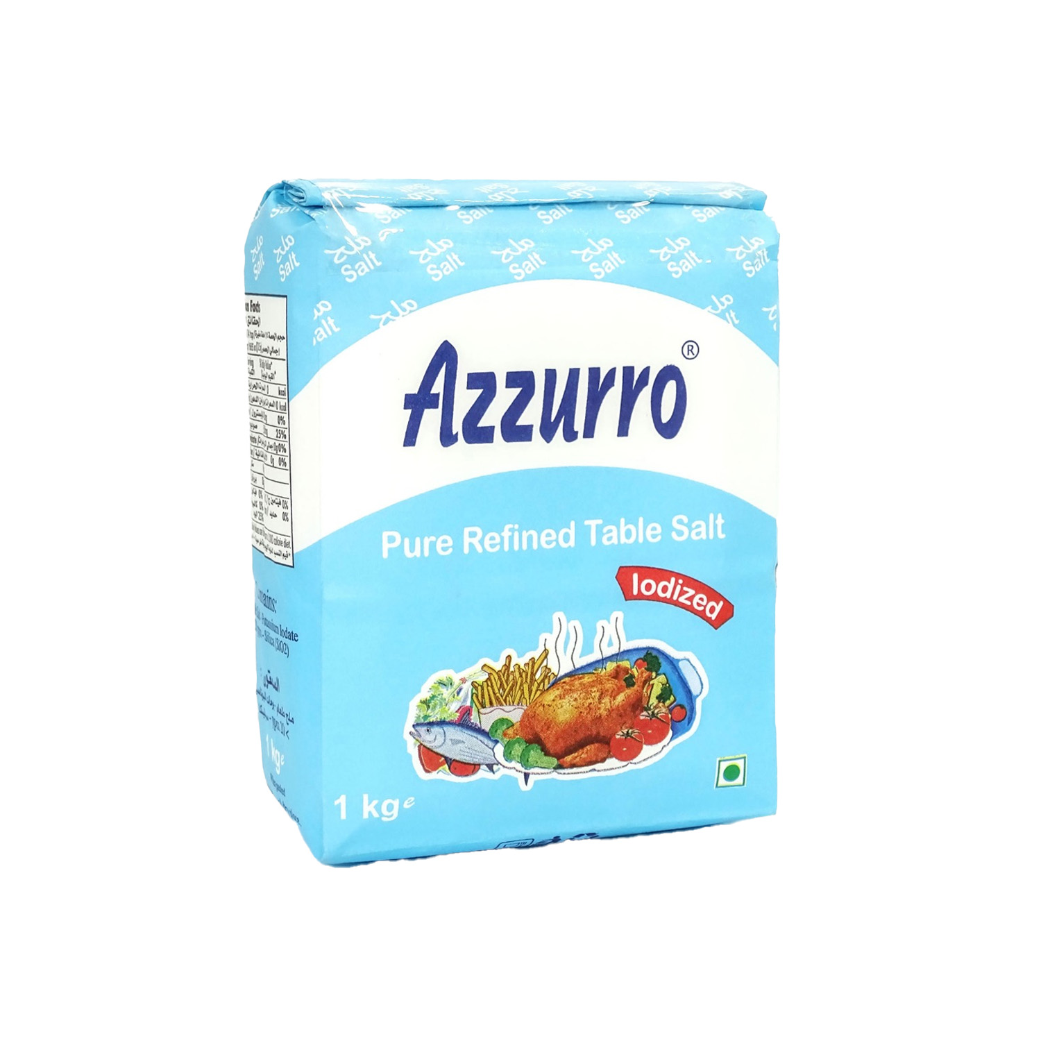 Azzurro Lodized Salt Pkt 1 kilograms