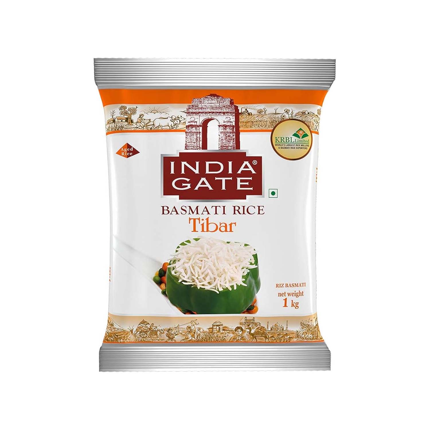 India Gate Tibar Basmati Rice 1 kilogram