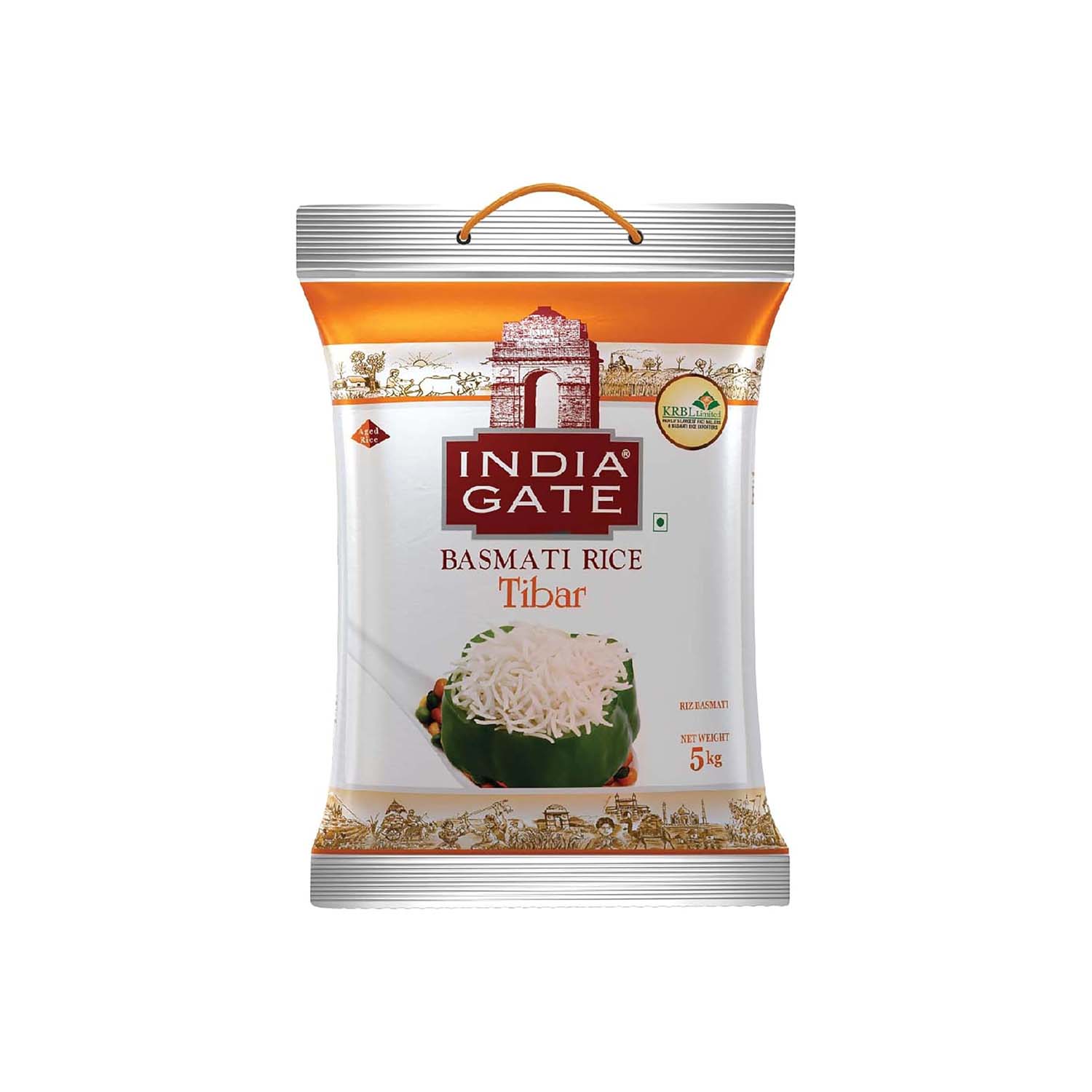 India Gate Tibar Basmati Rice 5 Kilograms