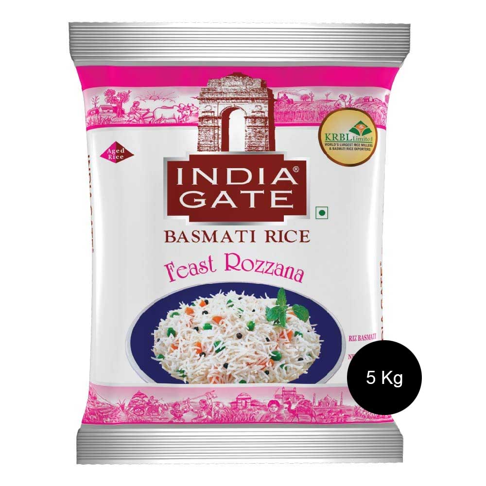 India Gate Rozanna Basmati Rice 5 kilograms