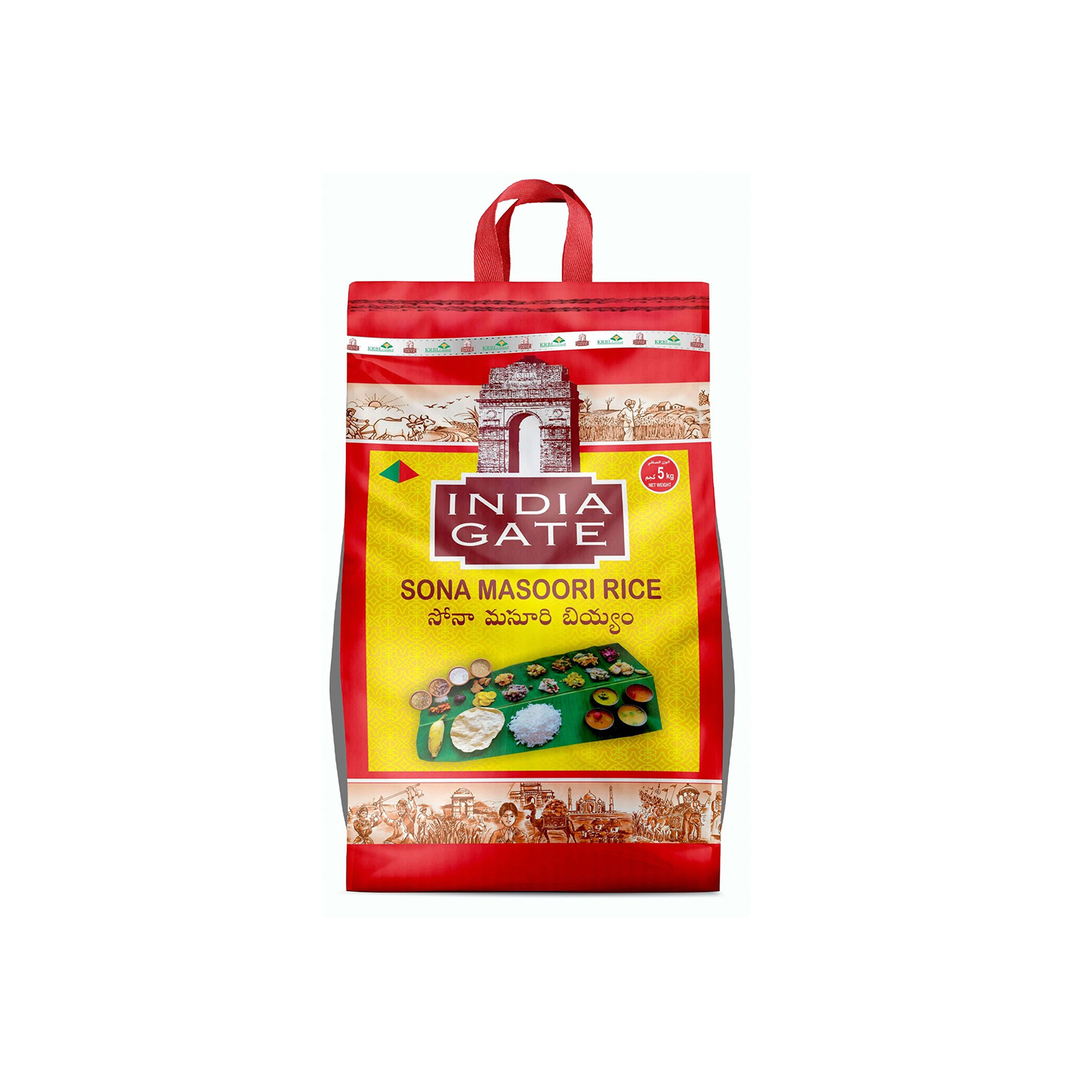India Gate Sona Masoori Rice 5 kilograms