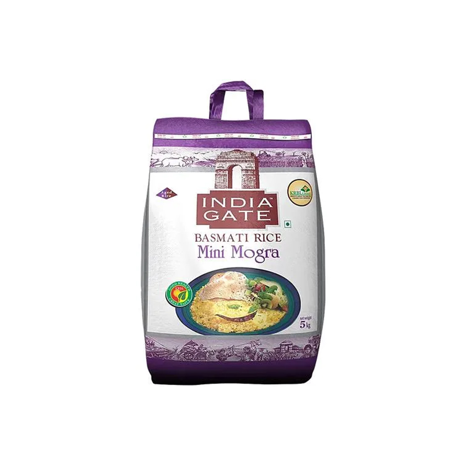 India Gate Mini Mogra Basmati Rice 5 Kilograms