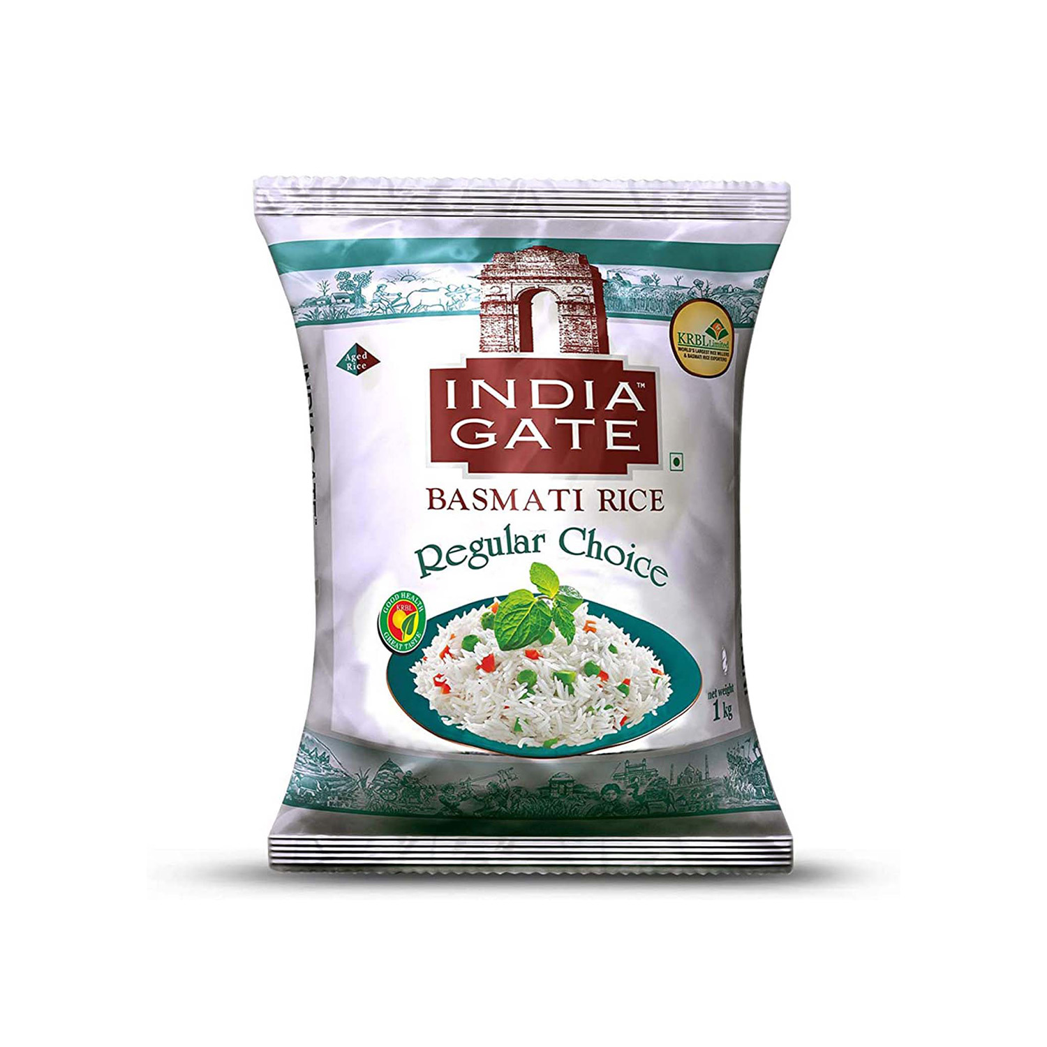 India Gate Regular Choice Basmati Rice 1 kilogram