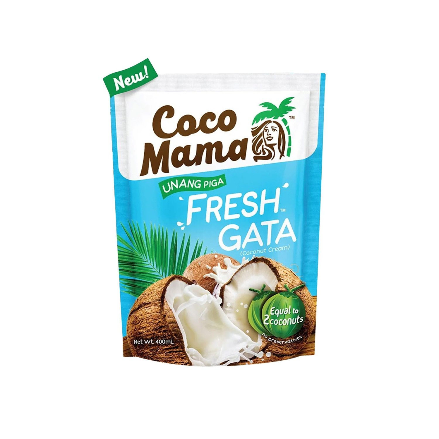 Coco Mama Fresh Gata Coconut Cream 400 milliliters