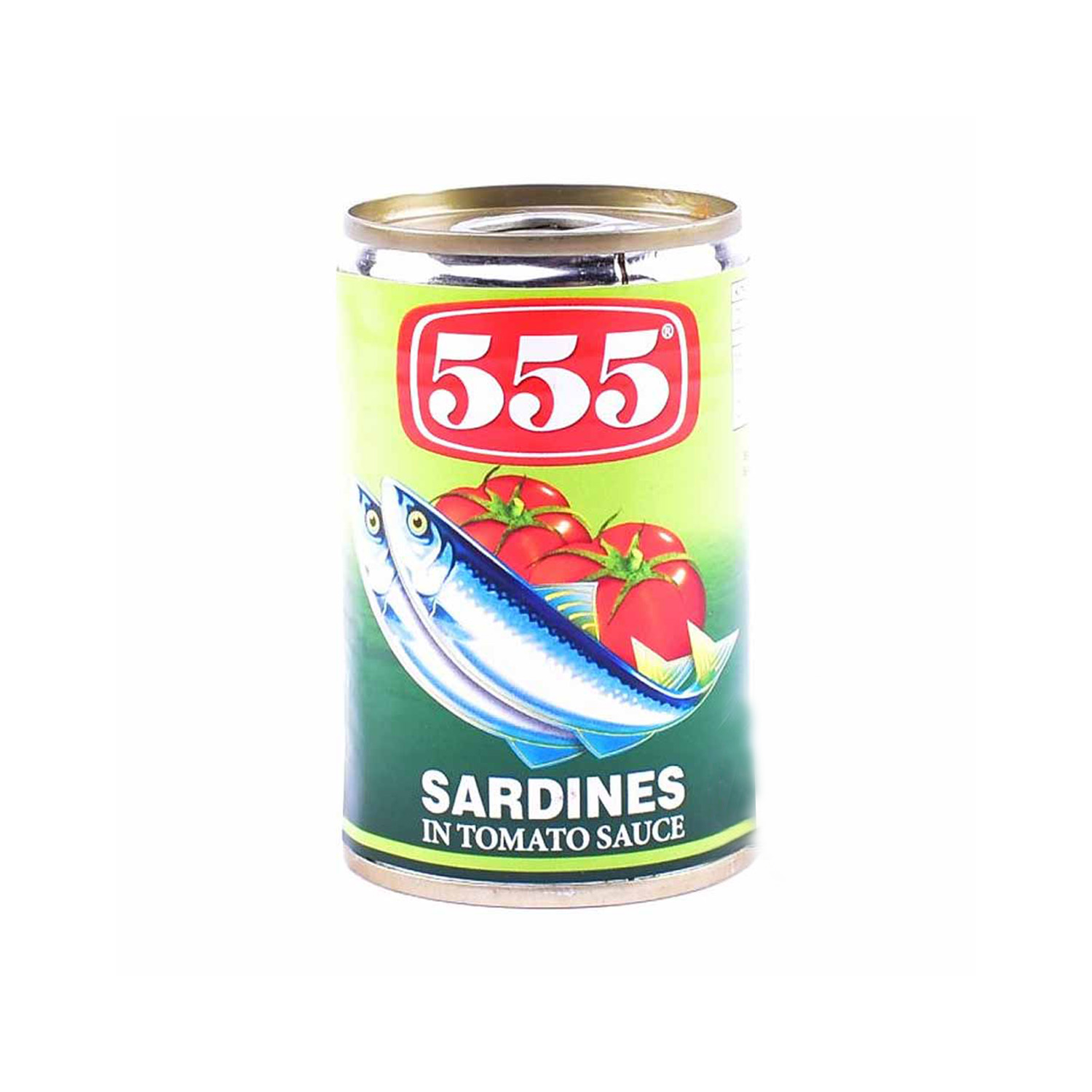 555 Sardines In Tomato Sauce Green 155 grams