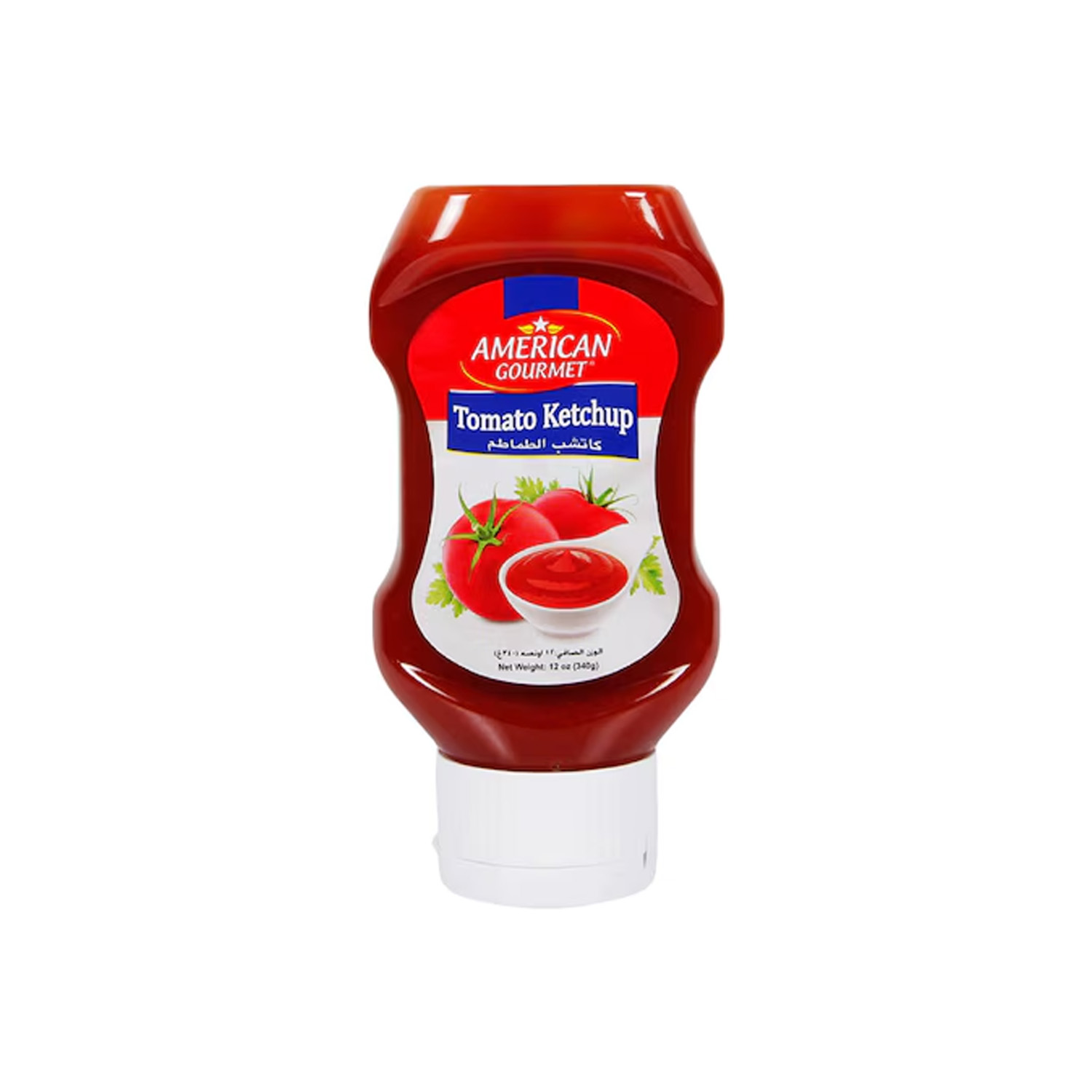 Tomato Ketchup American Gourmet Topdown 340 grams