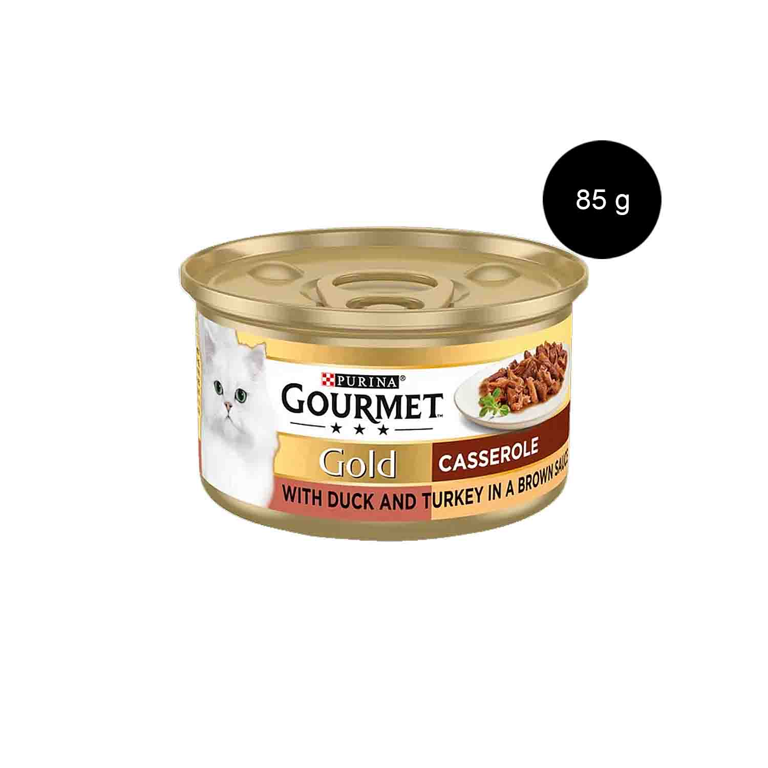 Purina Gourmet Gold With Duck & Turkey Brown Sauce 85 grams