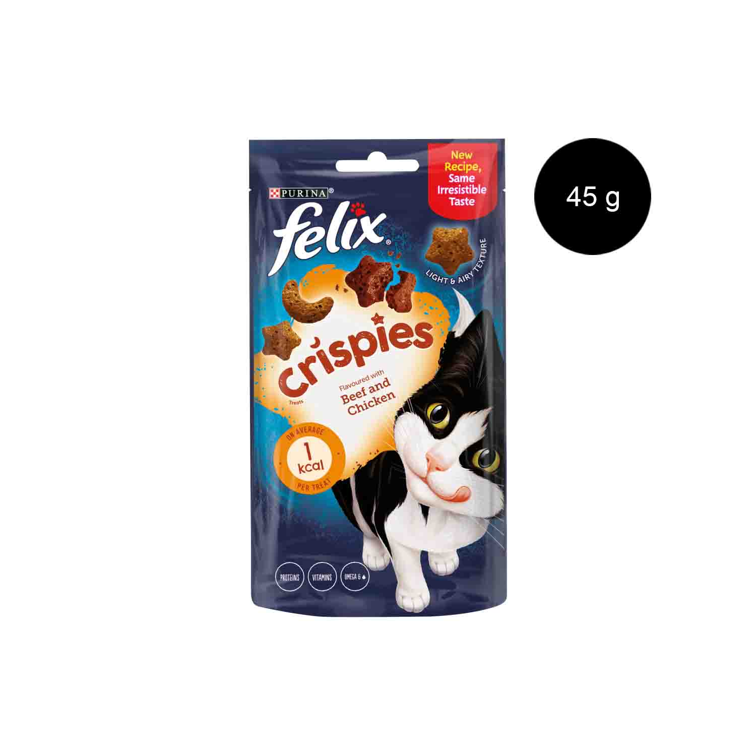 Purina Felix Crispies Beef & Chicken 45 grams