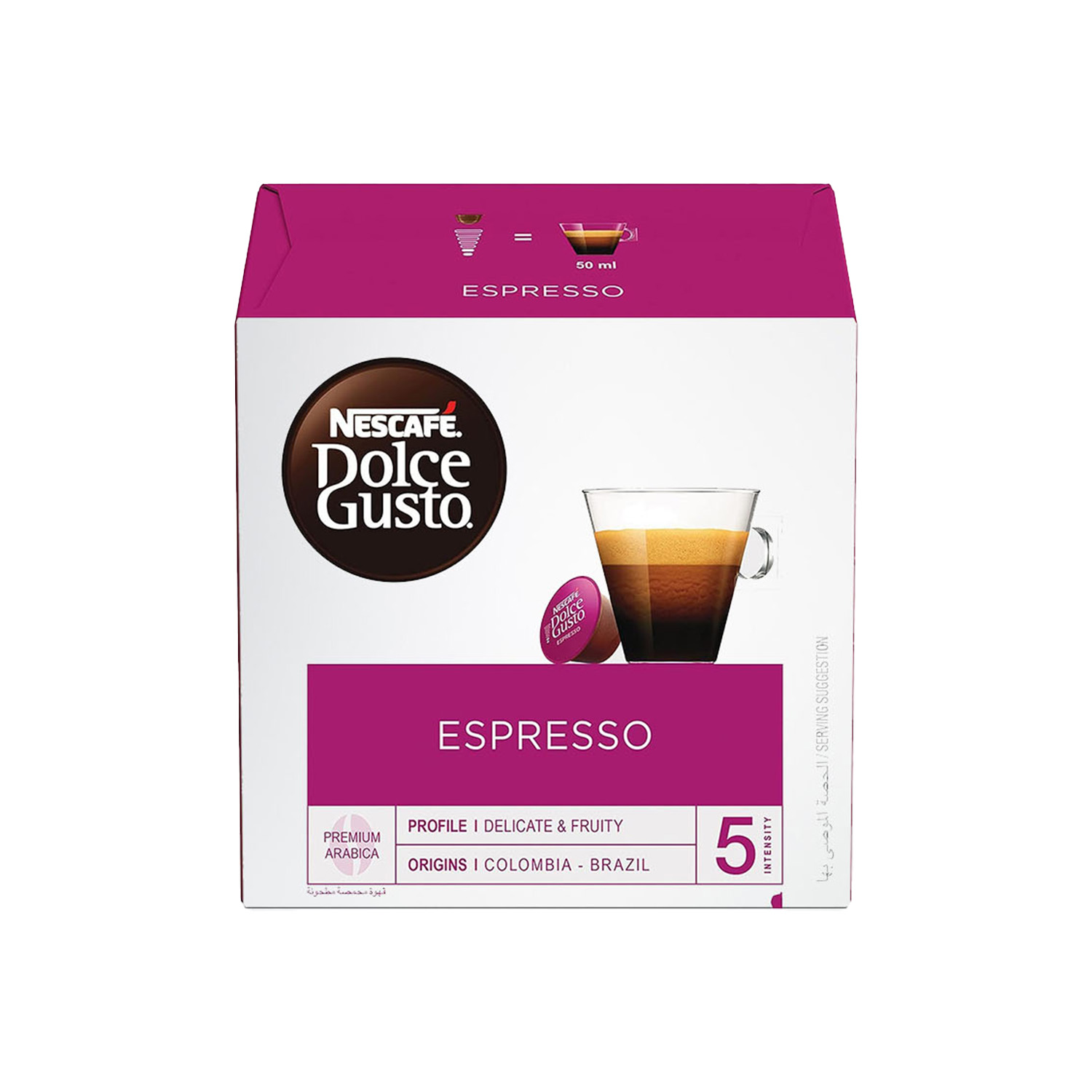 Nescafe Dolce Gusto Espresso 16 Coffee Capsules 88 grams