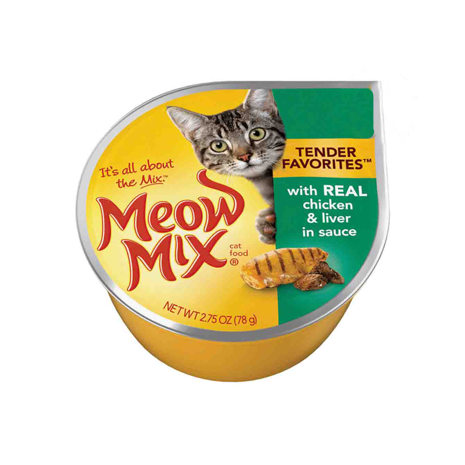 Meow Mix Tenders In Sauce With Real Chicken & Liver 2.75 ounces