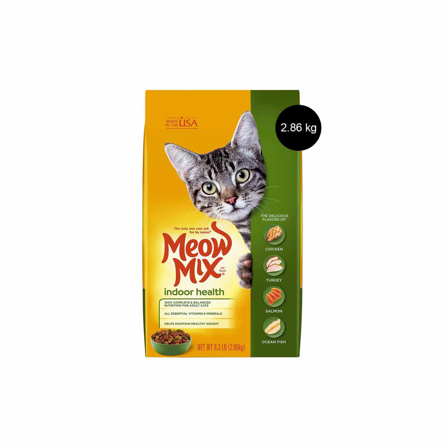 Meow Mix Indoor Bag 2.86 Kilograms